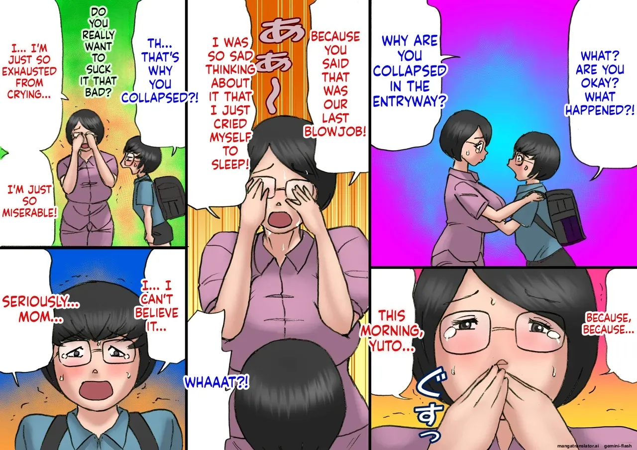 [Samura Shihitoshihitohito (Shiki Hanana)]Ichatsuki Okaa-san to Shishunki no Boku Zenpen | Flirting with my mother and my teenage years, full length[English] Page 56