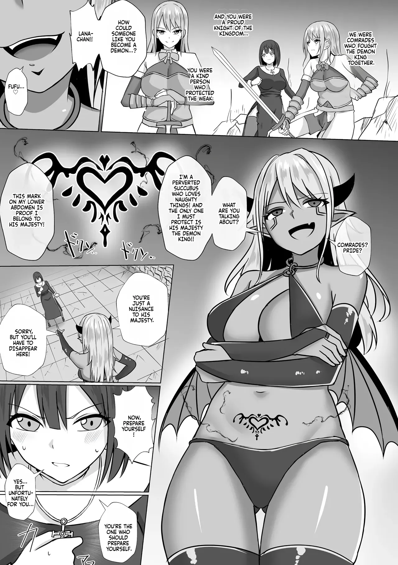 [Bullet]Inma Shouki Lana Ch. 2 | Succubus Princess Lana Ch.2 Page 9