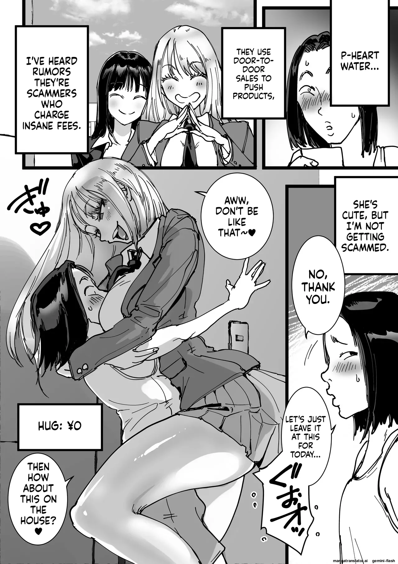 [Amagyappa (Amane-san)]Sales JK Doutei ga Geneki Joshikousei o Katte Asa made Nama Pakohame Houdai[English AI] Page 5