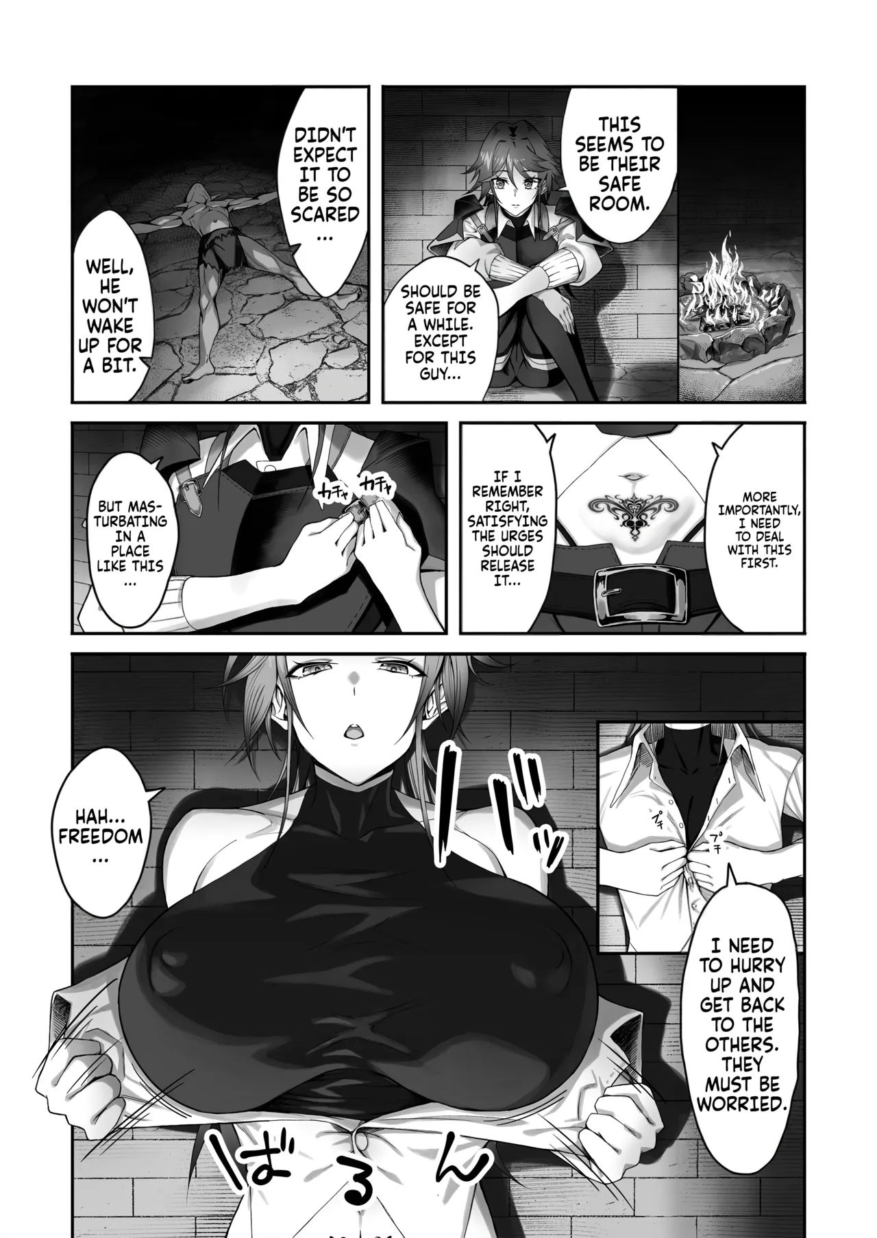[Dekai Buki wa Roman (Tekkai Blade)]Inmon o Fuyo Sareta kara Goblin o Tsukatta Hanashi | The tale of how I got a lewd crest and used a goblin because of it![English] [Fallen Games] Page 10
