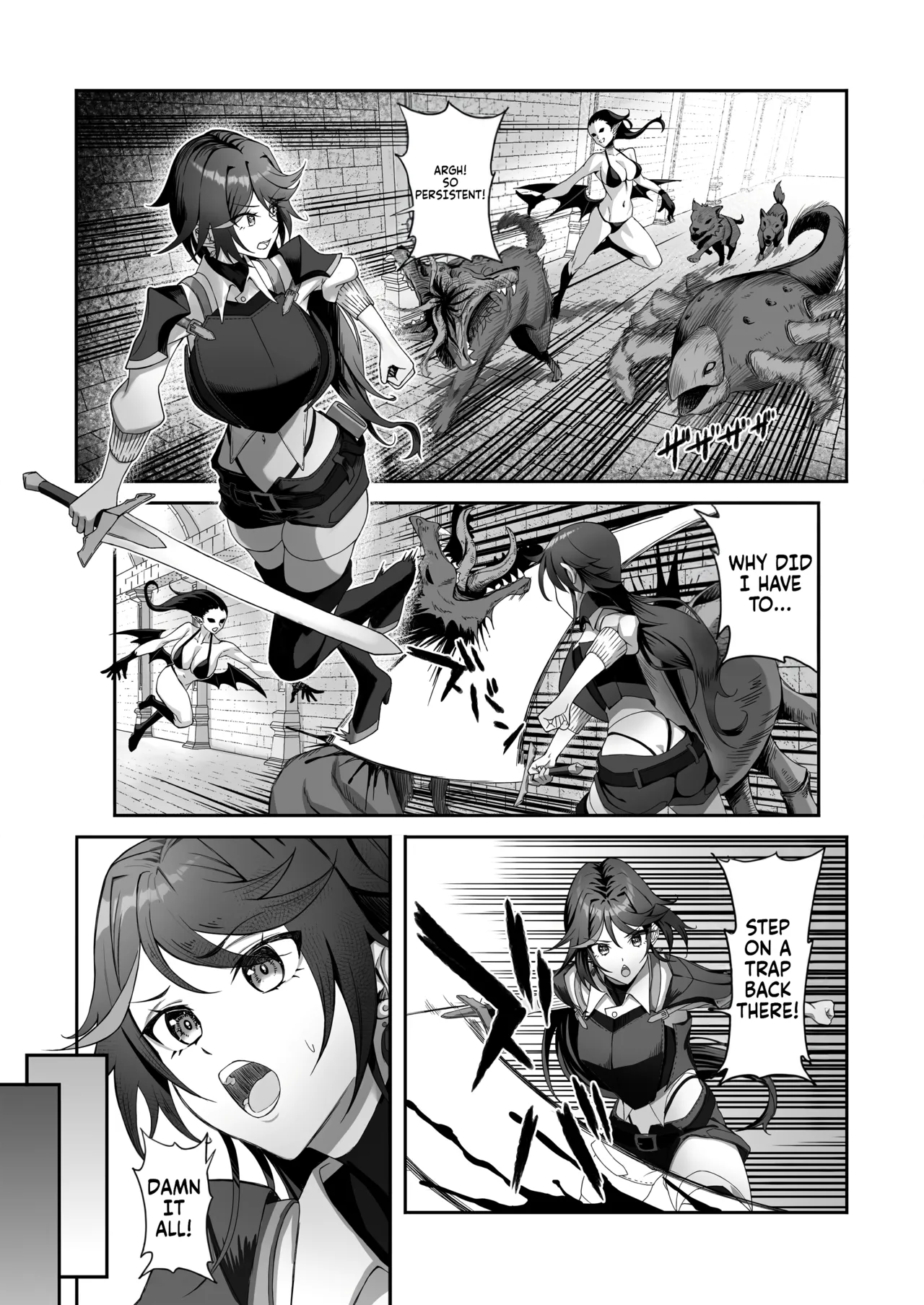 [Dekai Buki wa Roman (Tekkai Blade)]Inmon o Fuyo Sareta kara Goblin o Tsukatta Hanashi | The tale of how I got a lewd crest and used a goblin because of it![English] [Fallen Games] Page 3