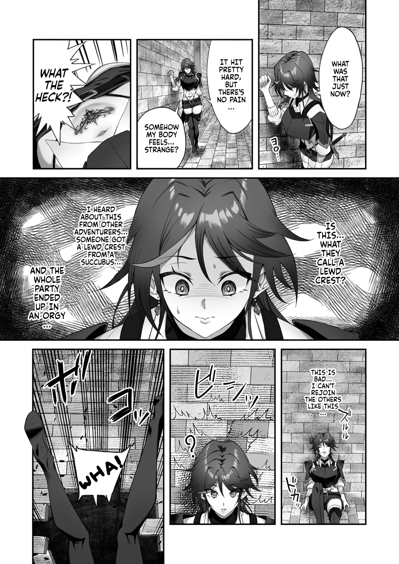 [Dekai Buki wa Roman (Tekkai Blade)]Inmon o Fuyo Sareta kara Goblin o Tsukatta Hanashi | The tale of how I got a lewd crest and used a goblin because of it![English] [Fallen Games] Page 7