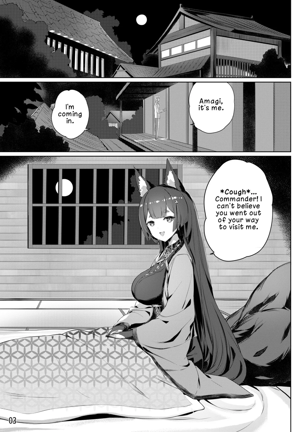 [Tatsunosaki (Akaiguppy)]Amagi no Nikuyoku no Yoru | The Night of Amagi’s Carnal Desires(Azur Lane) [English] [LKK•Scans] [Digital] Page 4