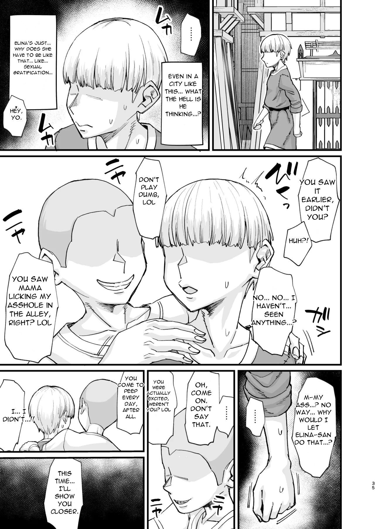 [Kireinabuta (Butachang)]Katsute Eiyu datta, Onna Tachihe. | To The Women Who Were Once Heroes[English] [DarklordMTLs] [Digital] Page 36