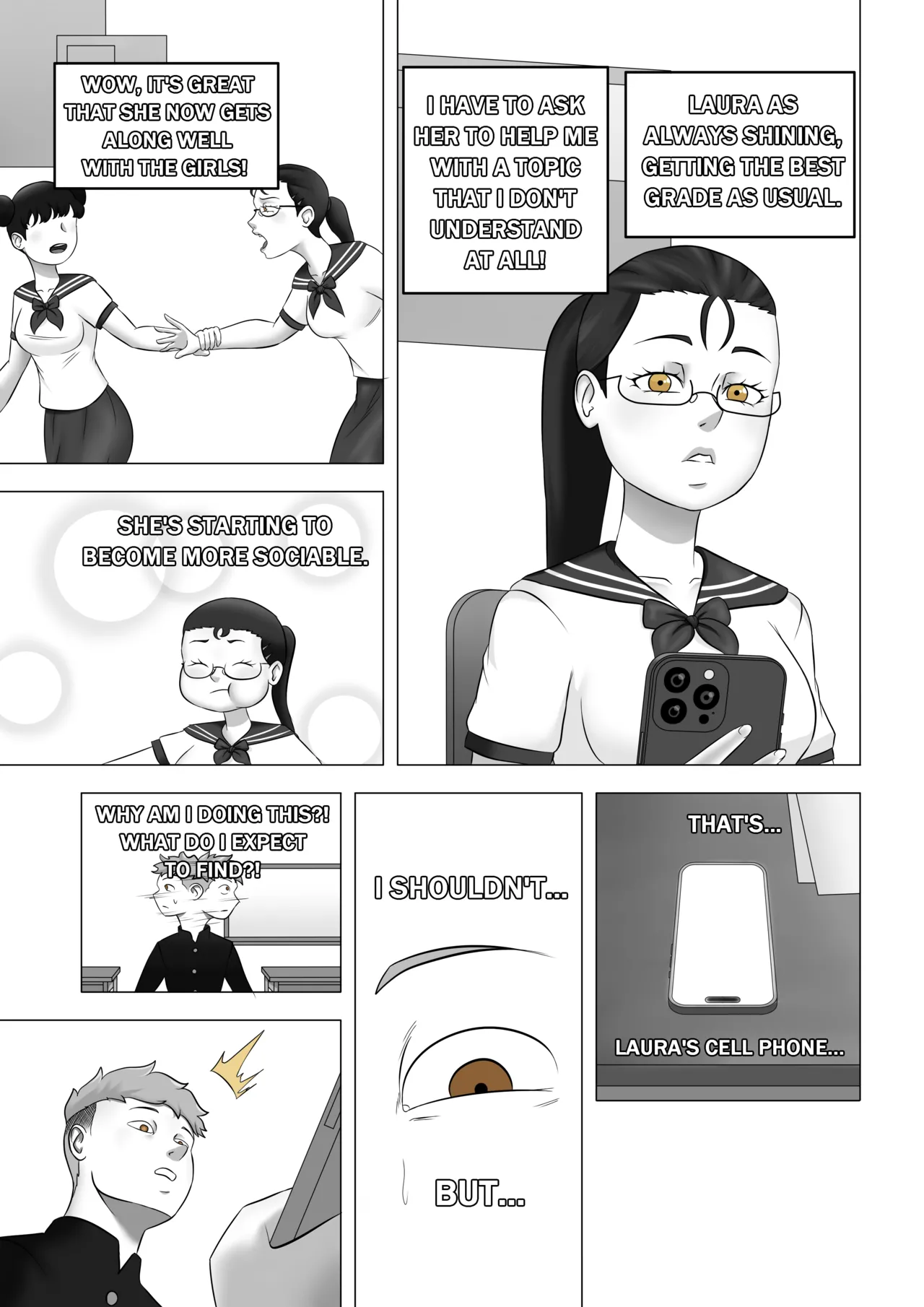 THE DILIGENT CLASS GIRL Page 2