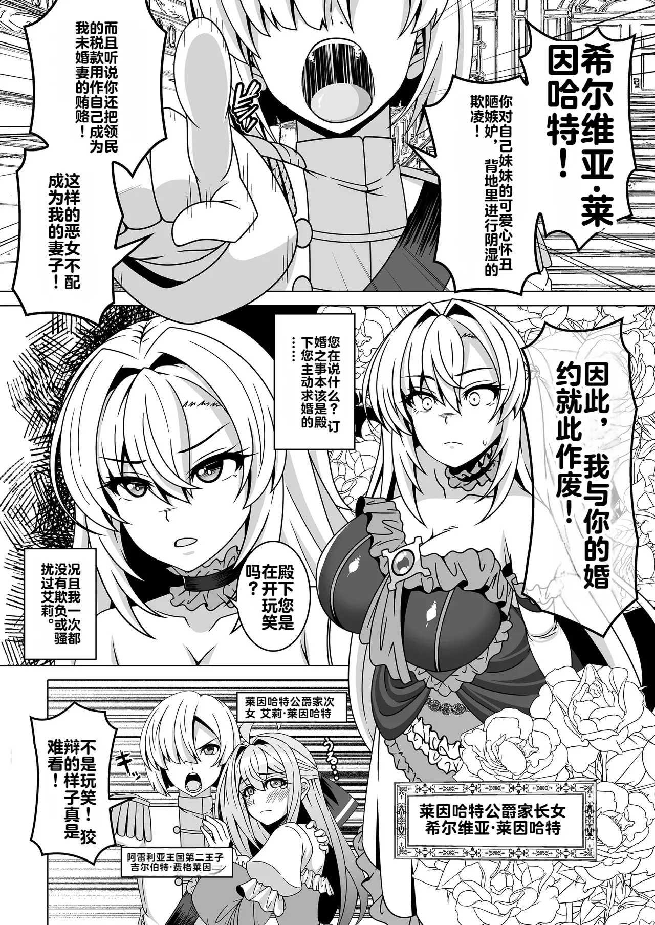 [Atsugari Giyuugun (Ichi Militia)]Enzai Koushaku Reijou wa Minikui Haichaku Ouji to Aku ni Ochiru[机翻] Page 3