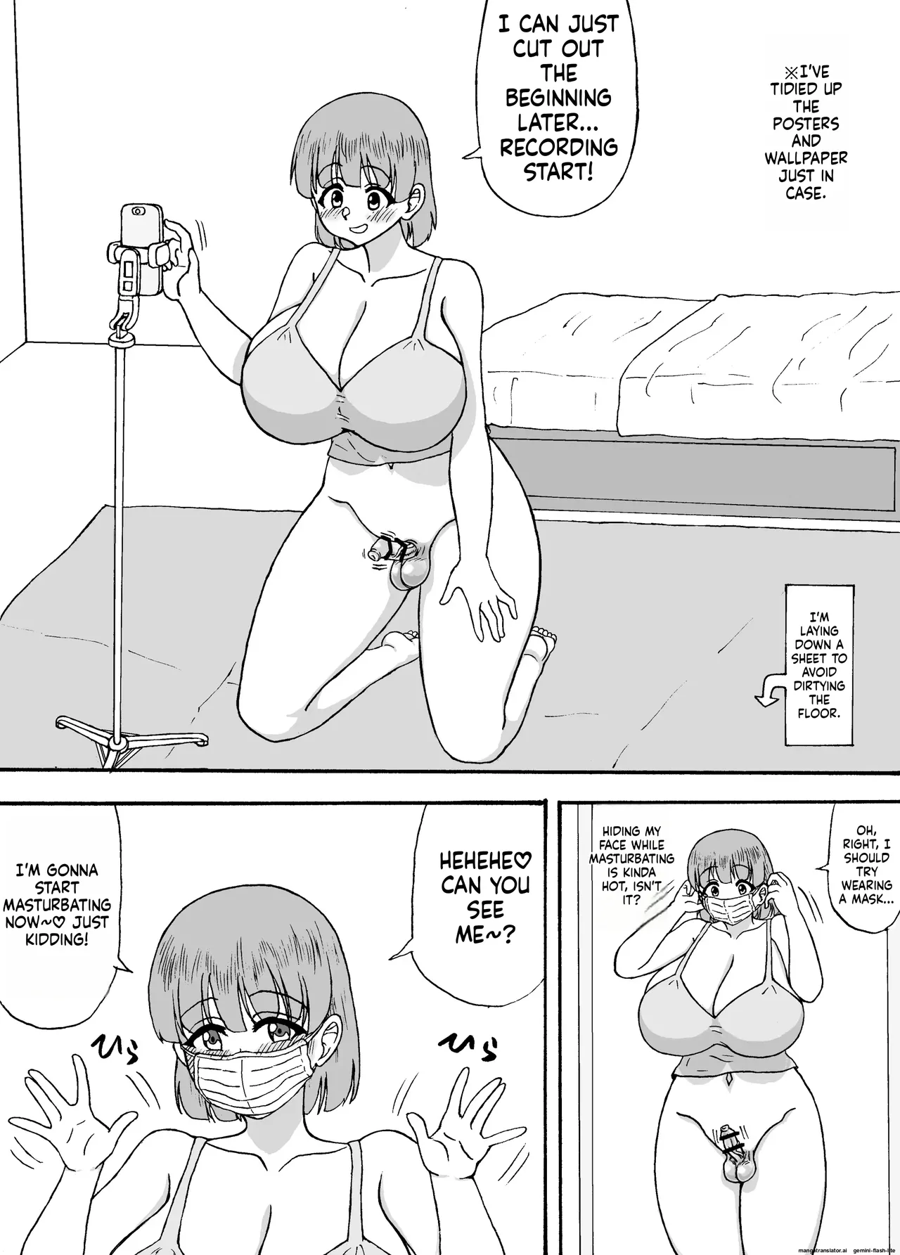 [Wasuresou na Namae]Yowayowa Chinpo Bangaihen ~Yuuki to Ero Douga~ | WEAKLING DICK TRIO EXTRA CHAPTER: YUUKI AND THE EROTIC VIDEOS[English] Page 11