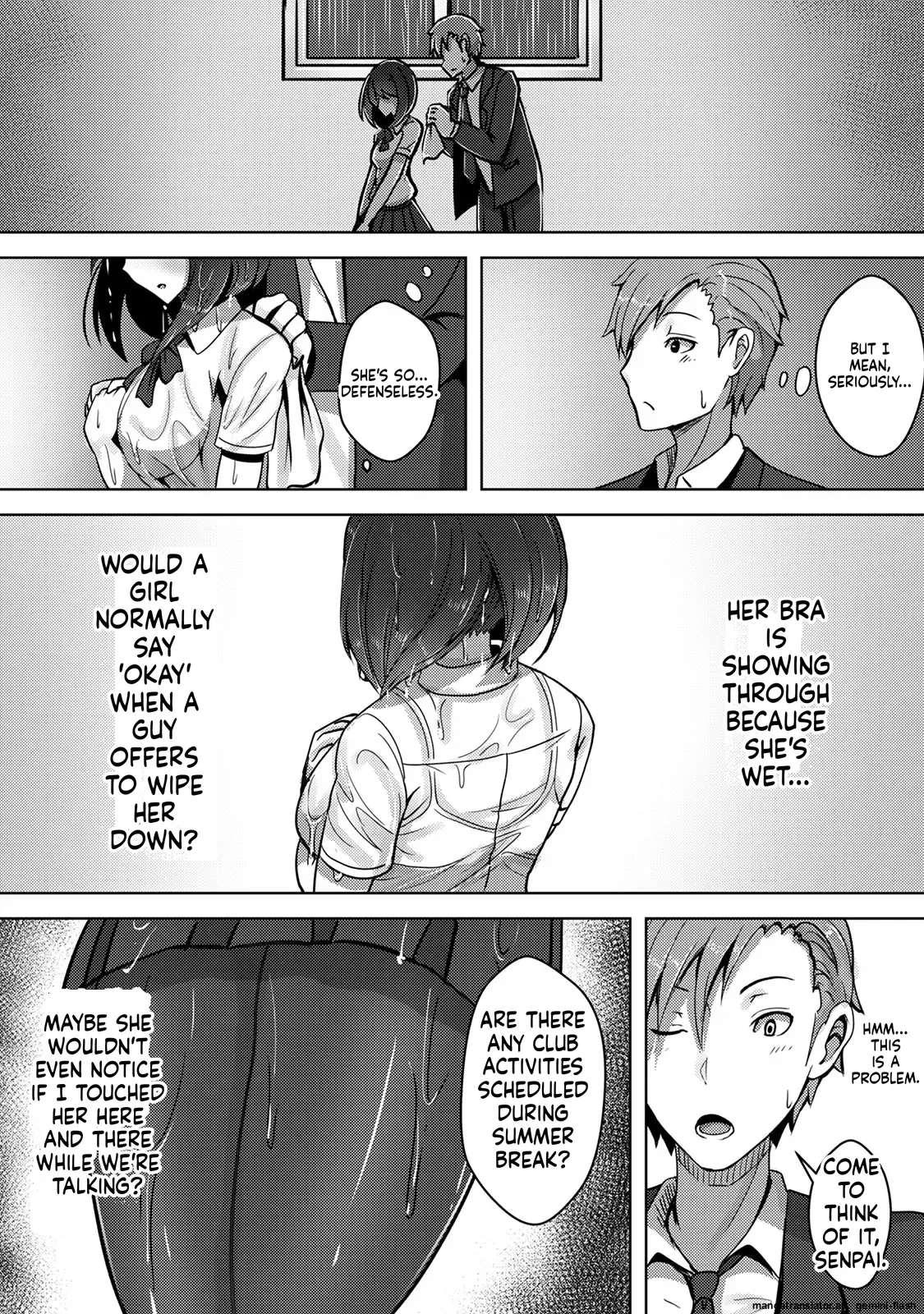 [Opanchu & Anaran]Watashi, Nureyasui n Desu: Ame-Onna no Senpai to Bushitsu de Nuresuke Ecchi (1) Watashi, Nureyasui n Desu: Ame-Onna no Senpai to Bushitsu de Nuresuke Ecchi(KATTS)[English][MTL] Page 10
