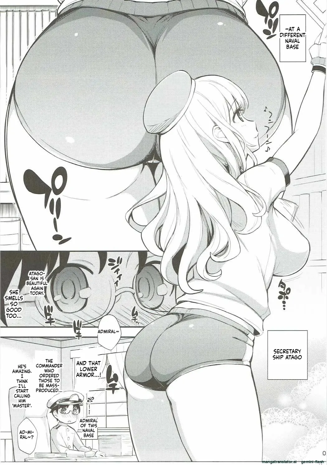 (COMIC1☆9) [Wechselhaft (Kima-gray)]Atago-san to Chinjufu Bloomer Jihen | The Naval Base Bloomers Incident(Kantai Collection -KanColle-) [English] [MTL] Page 4