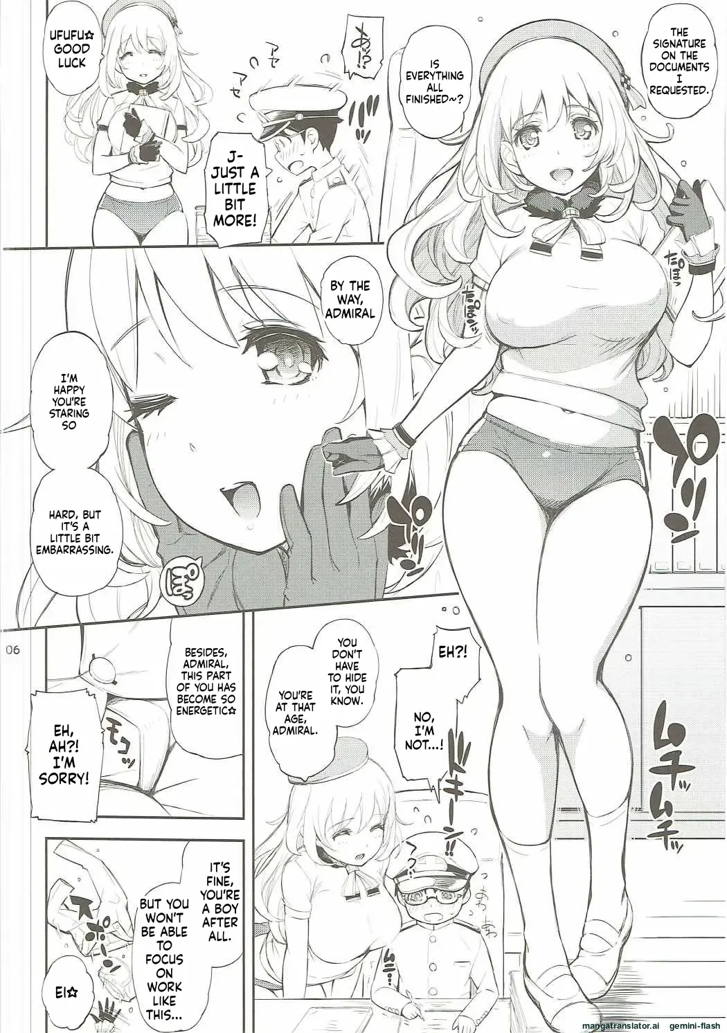 (COMIC1☆9) [Wechselhaft (Kima-gray)]Atago-san to Chinjufu Bloomer Jihen | The Naval Base Bloomers Incident(Kantai Collection -KanColle-) [English] [MTL] Page 5