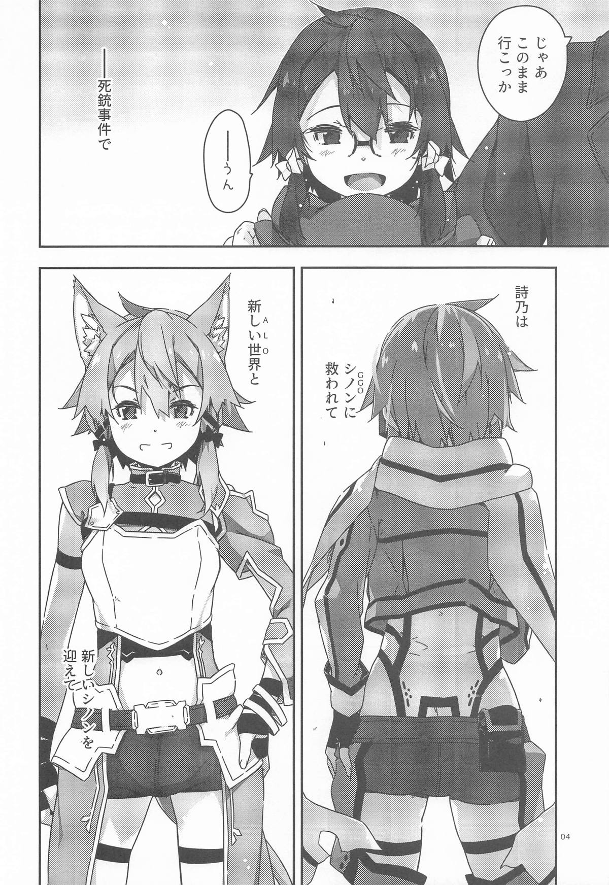 (C107) [Angyadow (Shikei)]Shino Non no(Sword Art Online) Page 3