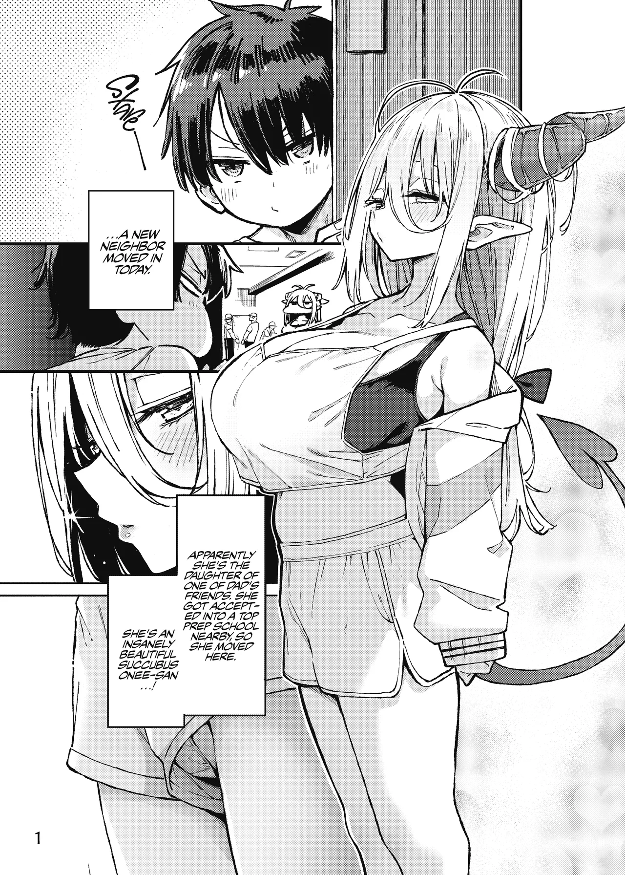 [Service Heaven (Hayashi)]Tonari no Miwaku Succubus Onee-san to no Love Love Biyori | Lovey-Dovey Days with the Enchanting Succubus Onee-san Next Door[English] [Digital] Page 2