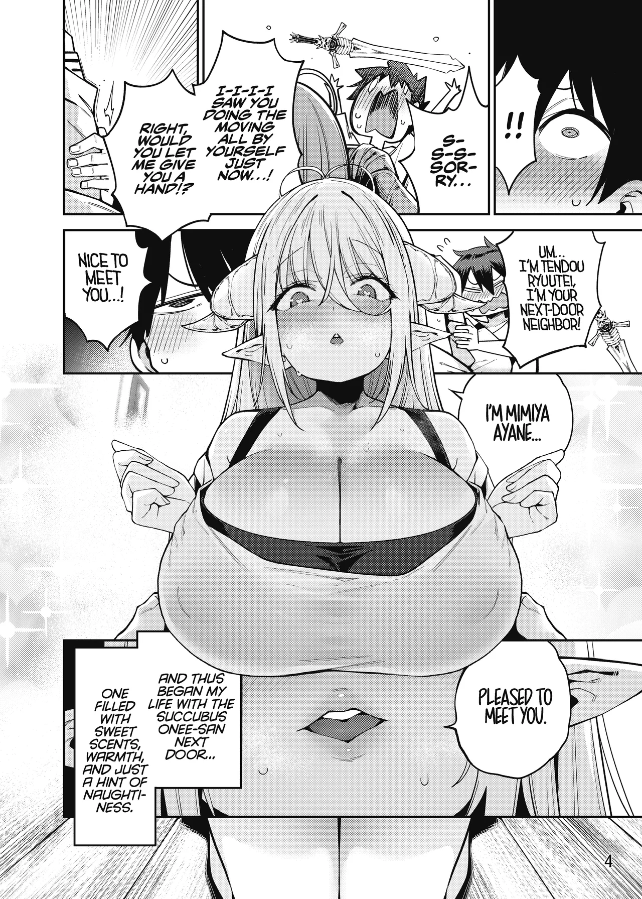[Service Heaven (Hayashi)]Tonari no Miwaku Succubus Onee-san to no Love Love Biyori | Lovey-Dovey Days with the Enchanting Succubus Onee-san Next Door[English] [Digital] Page 5