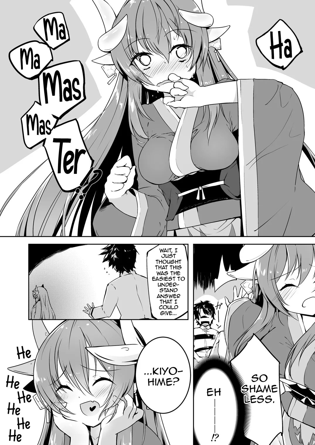 (C92) [-Sanbyaku Rokujuu Do- (Shirasagi Rokuwa)]Kiyohime Lovers Vol. 01 - Kiyohime to Hajimete(Fate/Grand Order) [English] [Shiririn] [Digital] Page 4