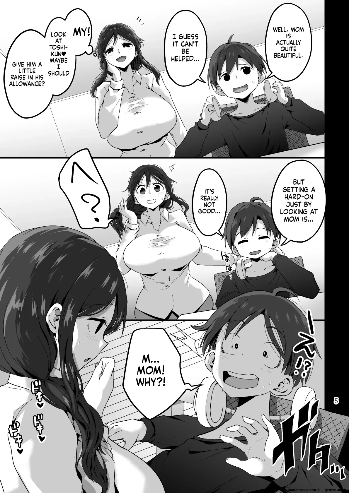 [GOD Ryokutya (Bu-chan)]Mama de bokki shitanara… mama ni makase nasai[Digital] [English] Page 6