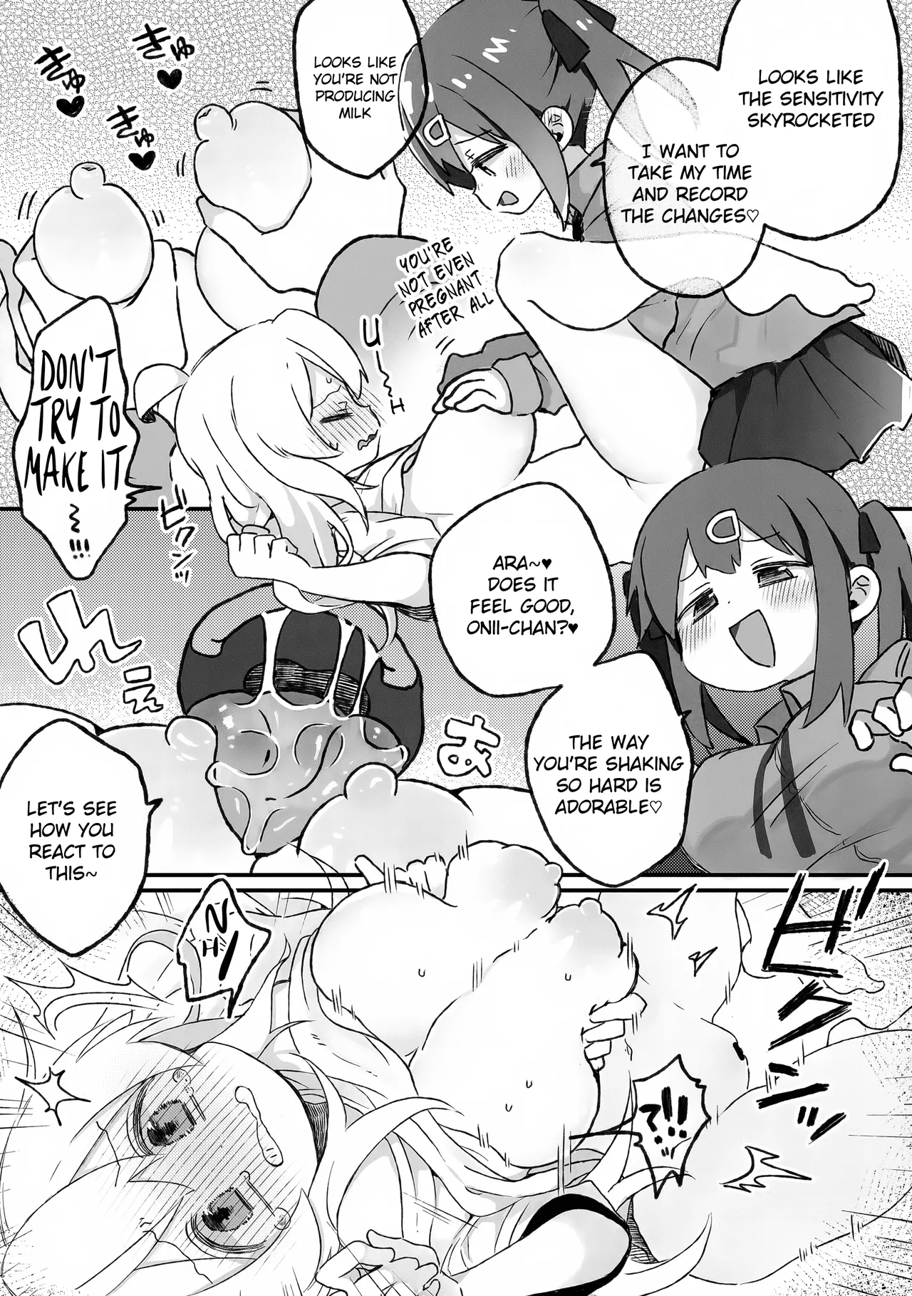 (Puniket 51) [Doanobu (Satotuki Tiyo)]Oppai ga!! Dekkai!?(Onii-chan wa Oshimai!) [English] Page 5