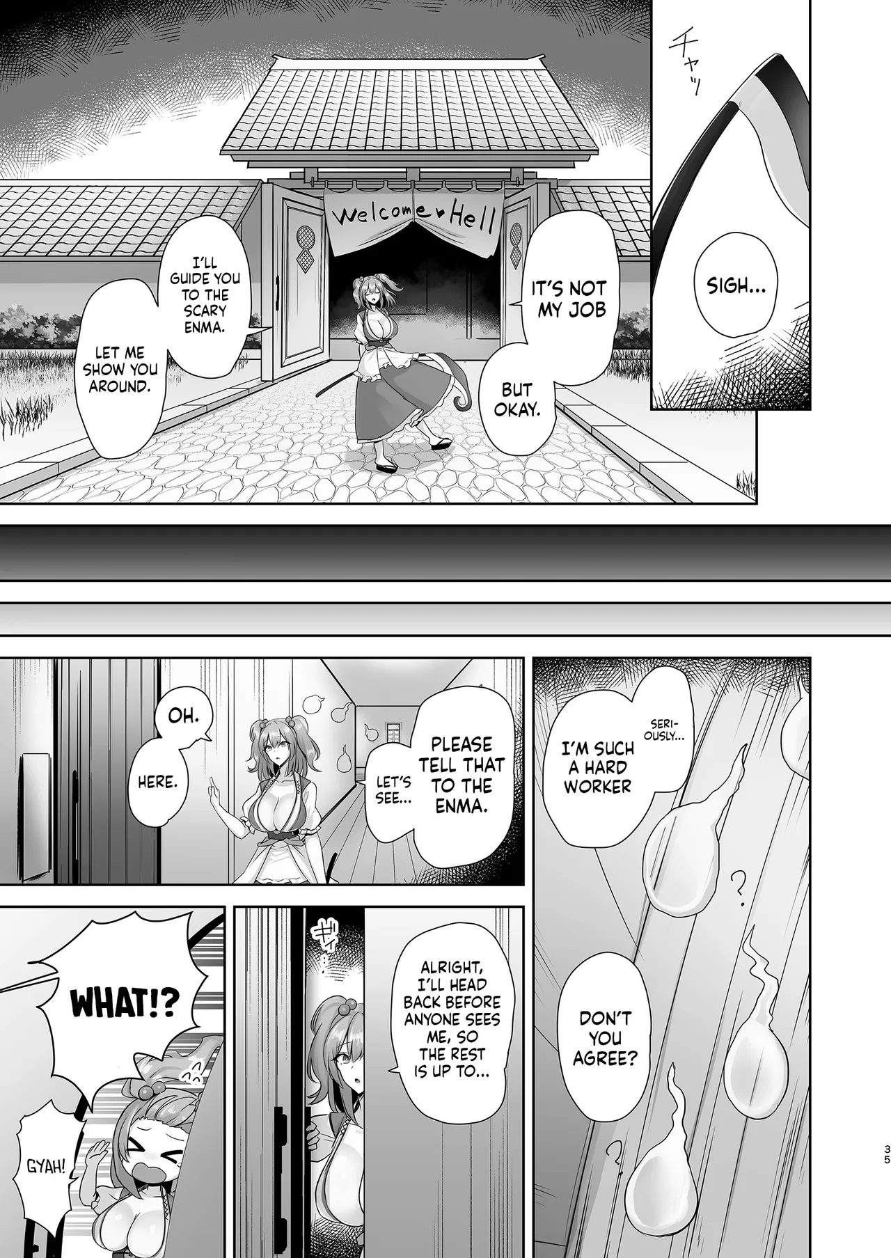 [Akehi Yuki]Komeiseidai no Enma | The Fair and Upright Enma(Touhou Project) [English] [TFTranslations] [Digital] Page 34