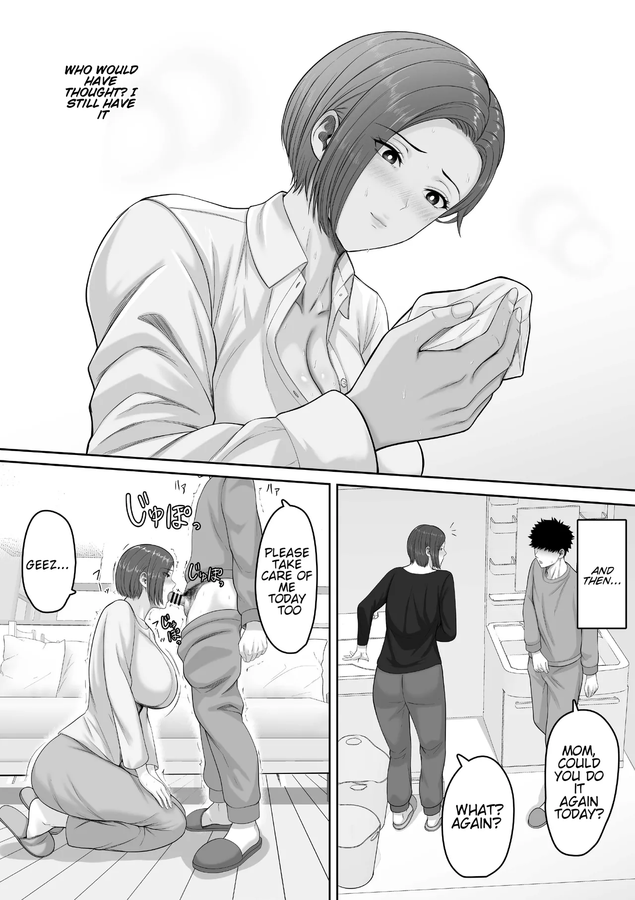[Kuruto]The story of how my seriously huge-breasted police sergeant mom milked my dick with her pussy.[Waterkujo] Page 19