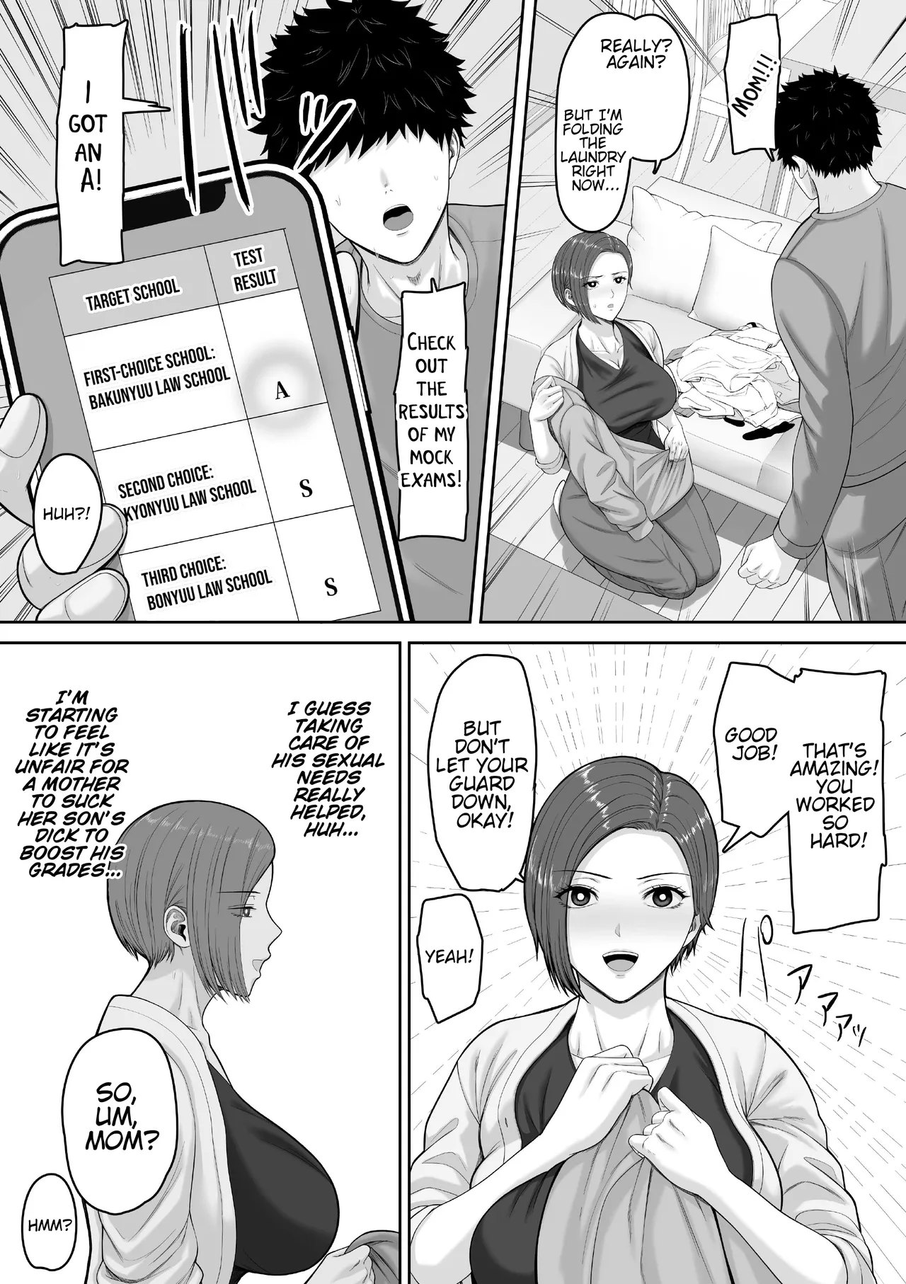 [Kuruto]The story of how my seriously huge-breasted police sergeant mom milked my dick with her pussy.[Waterkujo] Page 21