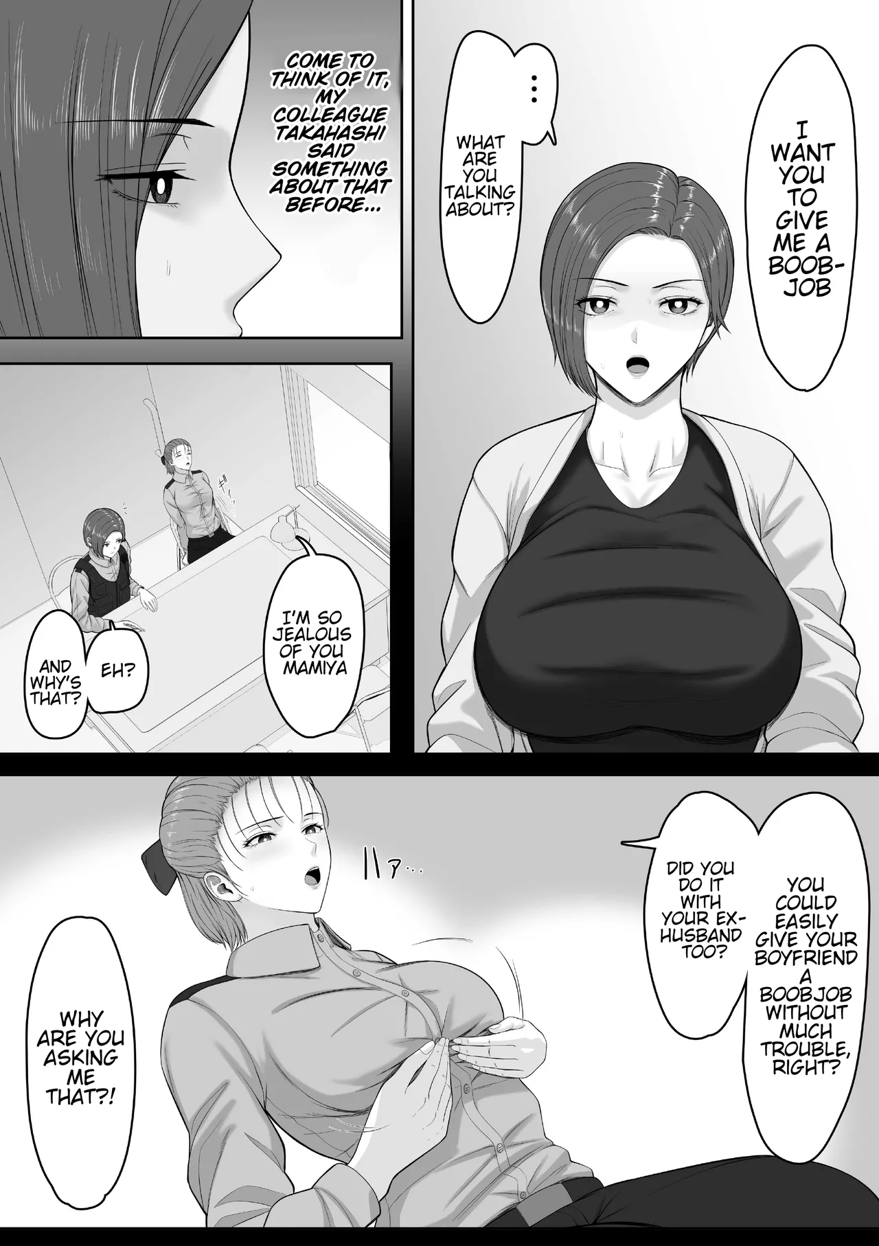 [Kuruto]The story of how my seriously huge-breasted police sergeant mom milked my dick with her pussy.[Waterkujo] Page 22