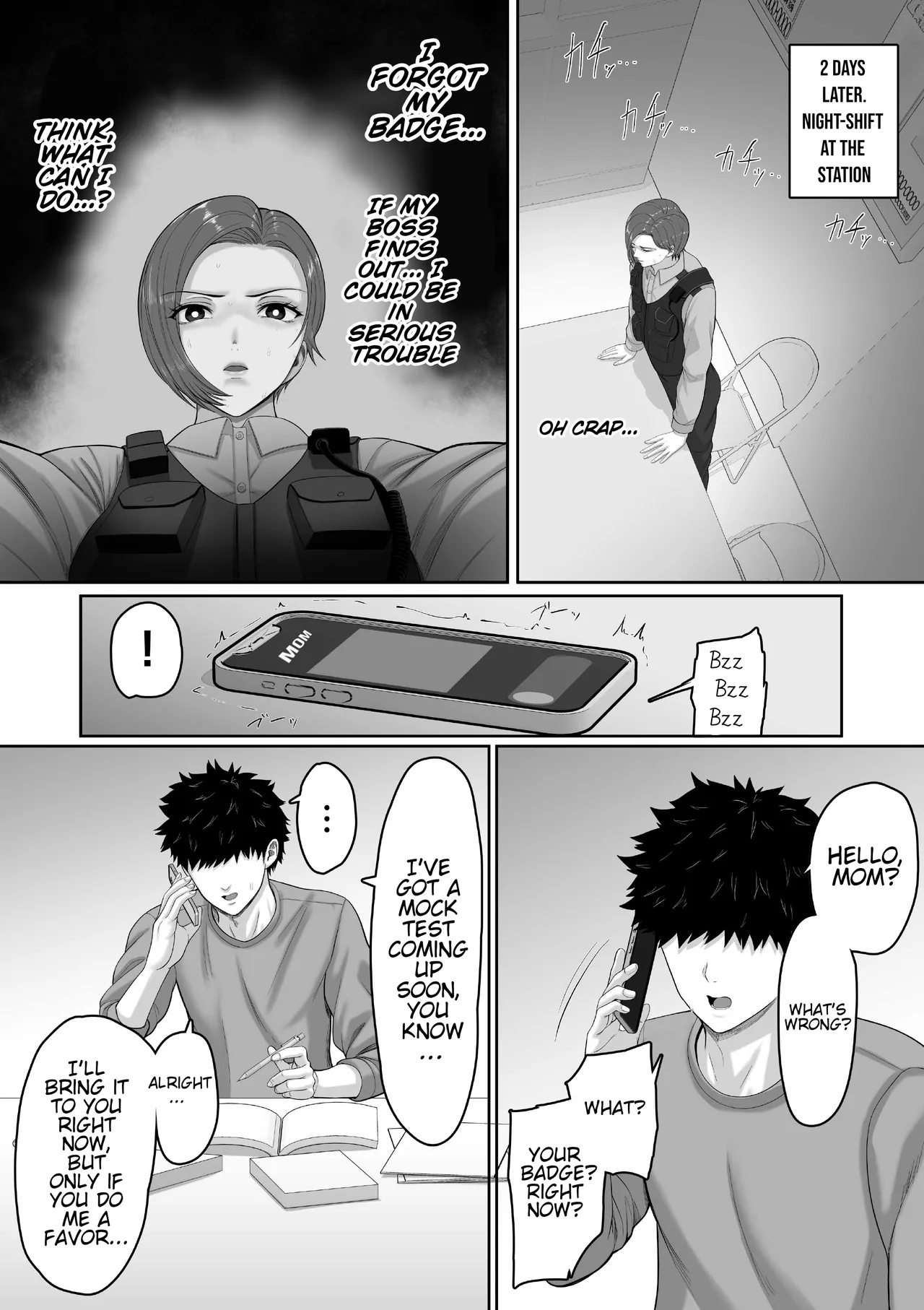 [Kuruto]The story of how my seriously huge-breasted police sergeant mom milked my dick with her pussy.[Waterkujo] Page 30