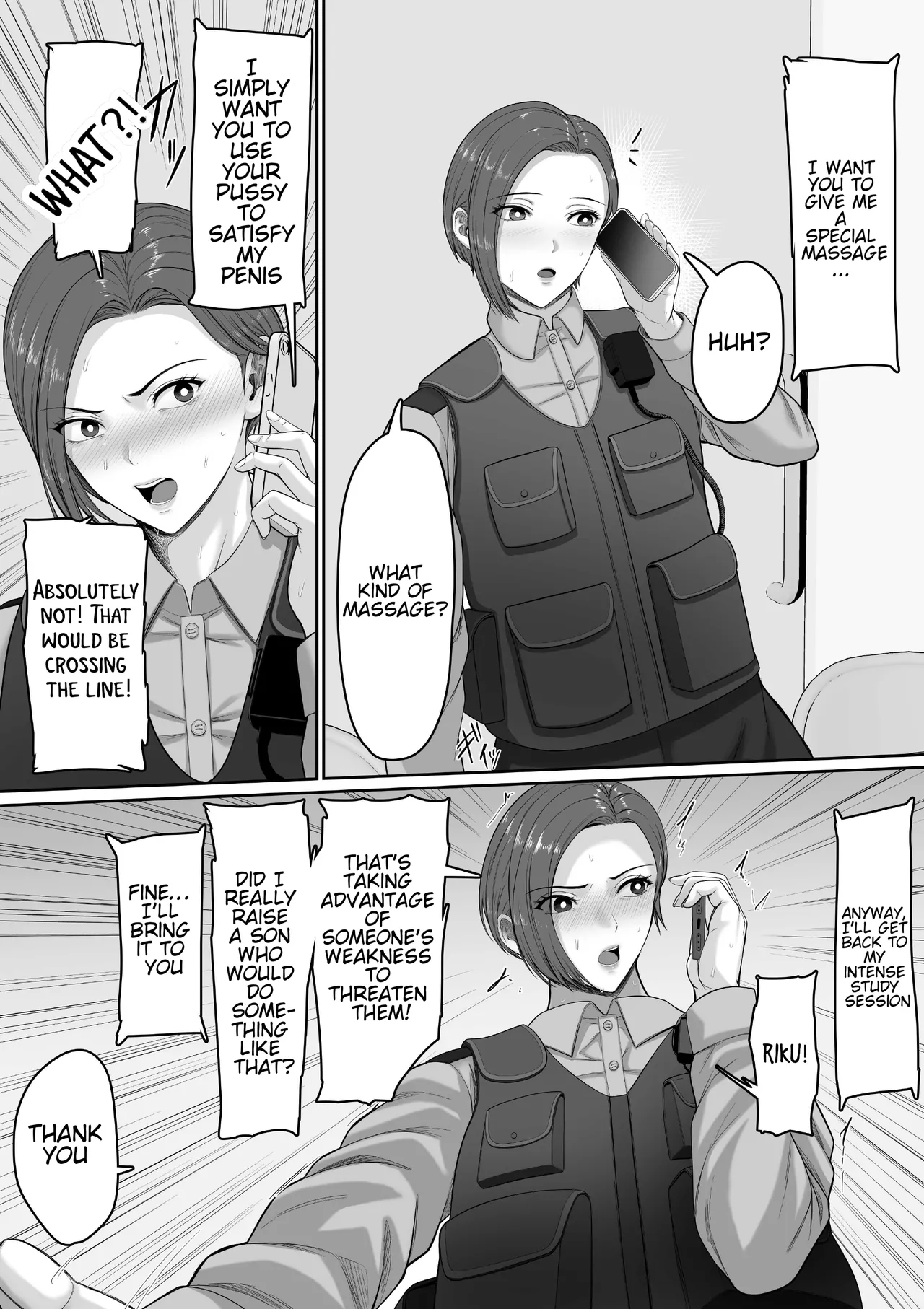 [Kuruto]The story of how my seriously huge-breasted police sergeant mom milked my dick with her pussy.[Waterkujo] Page 31