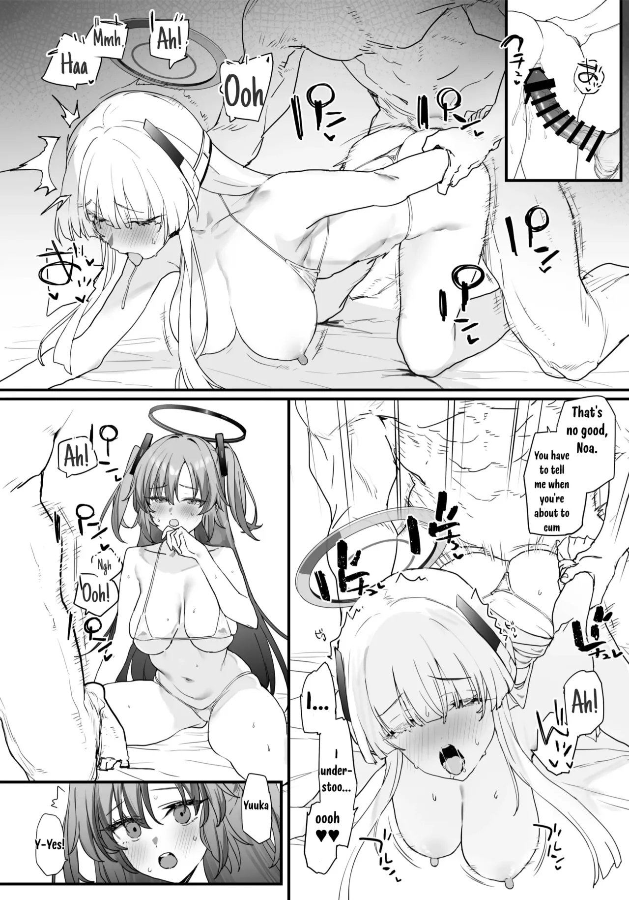 [remora field (remora)]Yuuka-chan to Noa-chan to Ichaicha Suru Hon | Flirting and Cuddling with Yuuka-chan and Noa-chan(Blue Archive) [English] [Digital] Page 7
