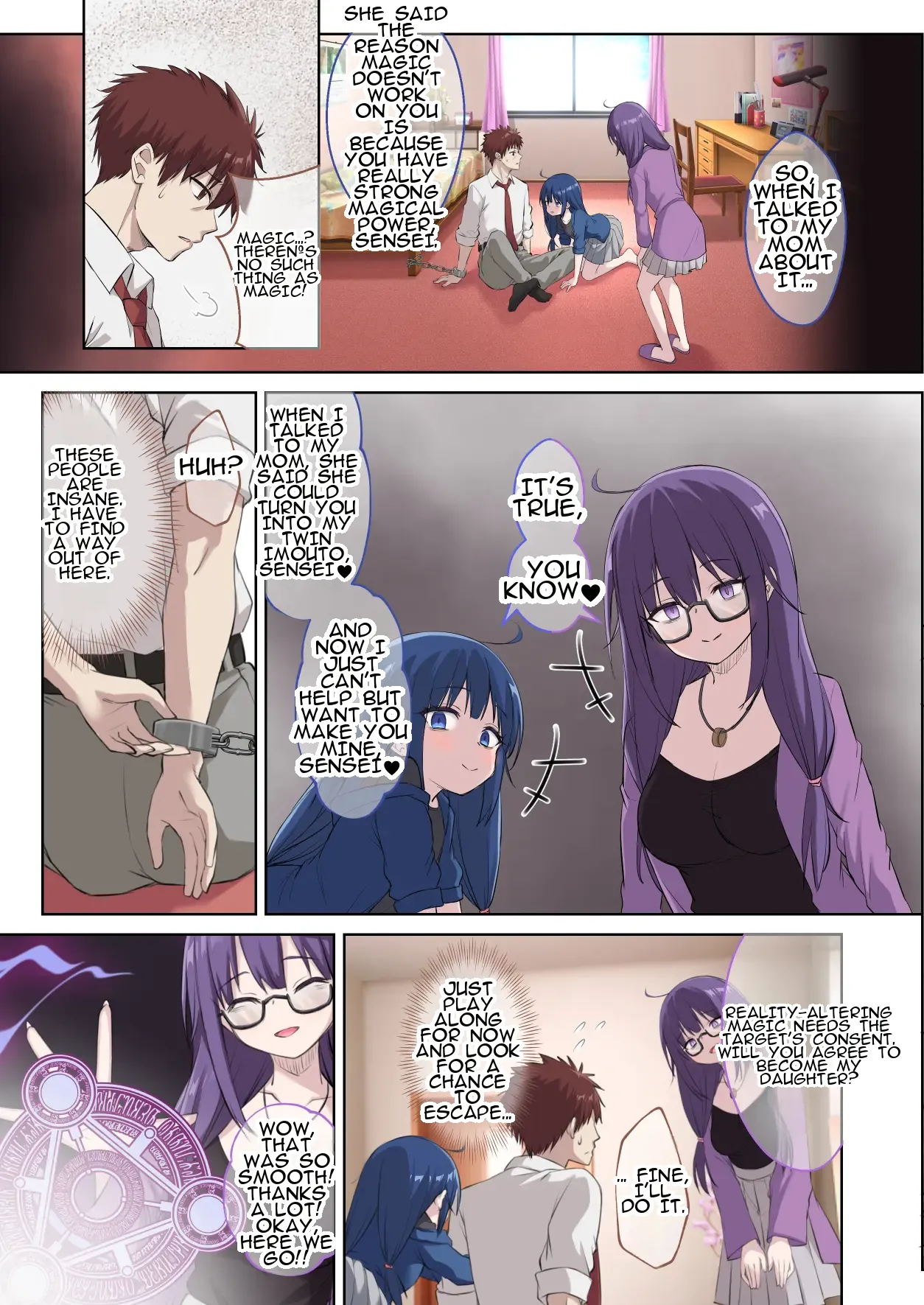 [Kusari no Youjo (Yukimi Airisu)]Seito no Imouto ni Kaihen sareta Ore no Arata na Sekai ︱ My(♂) New World—Transformed into My Student's Imouto(♀) [English] Page 4