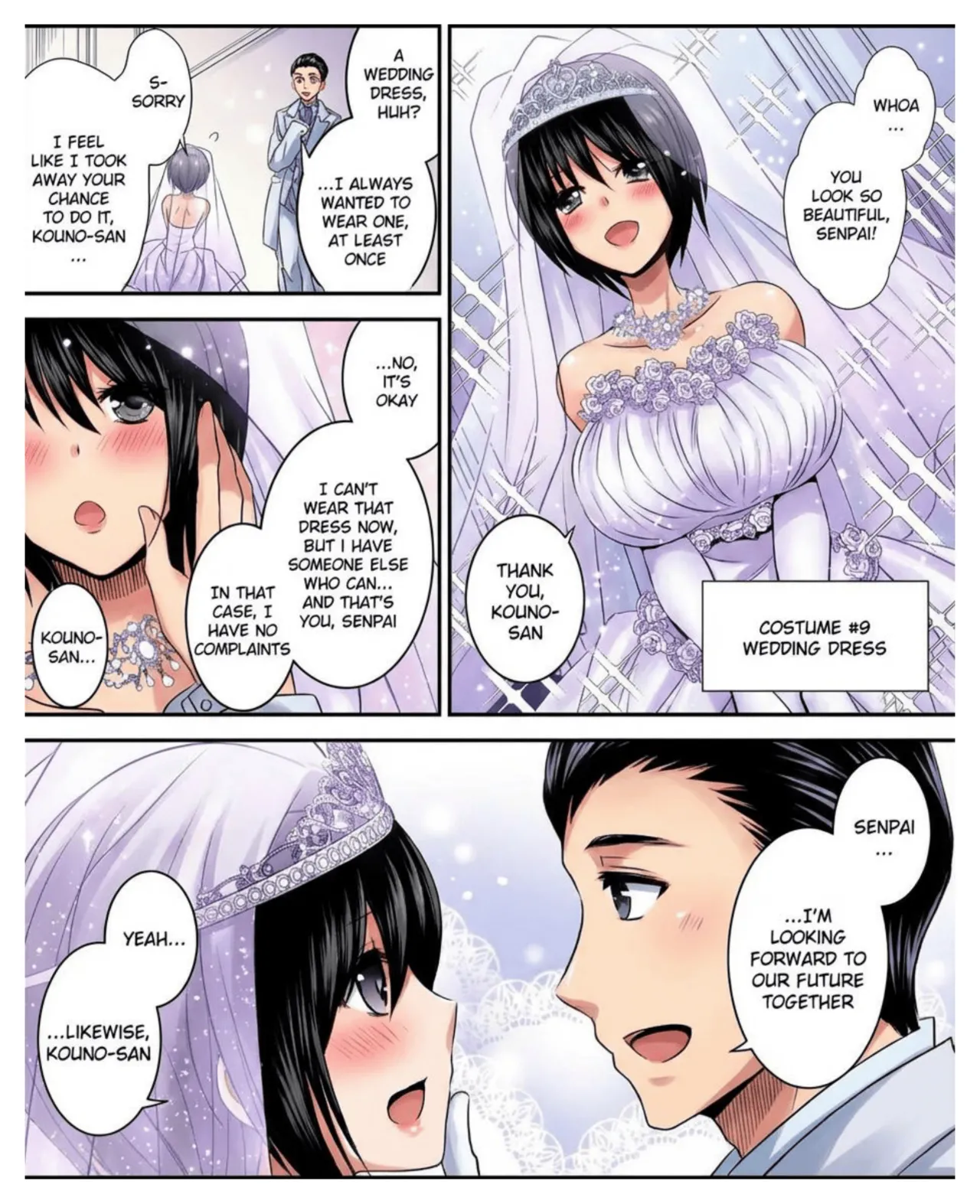 [Amuai Okashi Seisakusho (Matsuzono)]Costume Tengoku ~Shokuba no Kouhai to Irekawatte Kisekae Ningyou ni Sareru Boku~[English] [Full color] Page 29