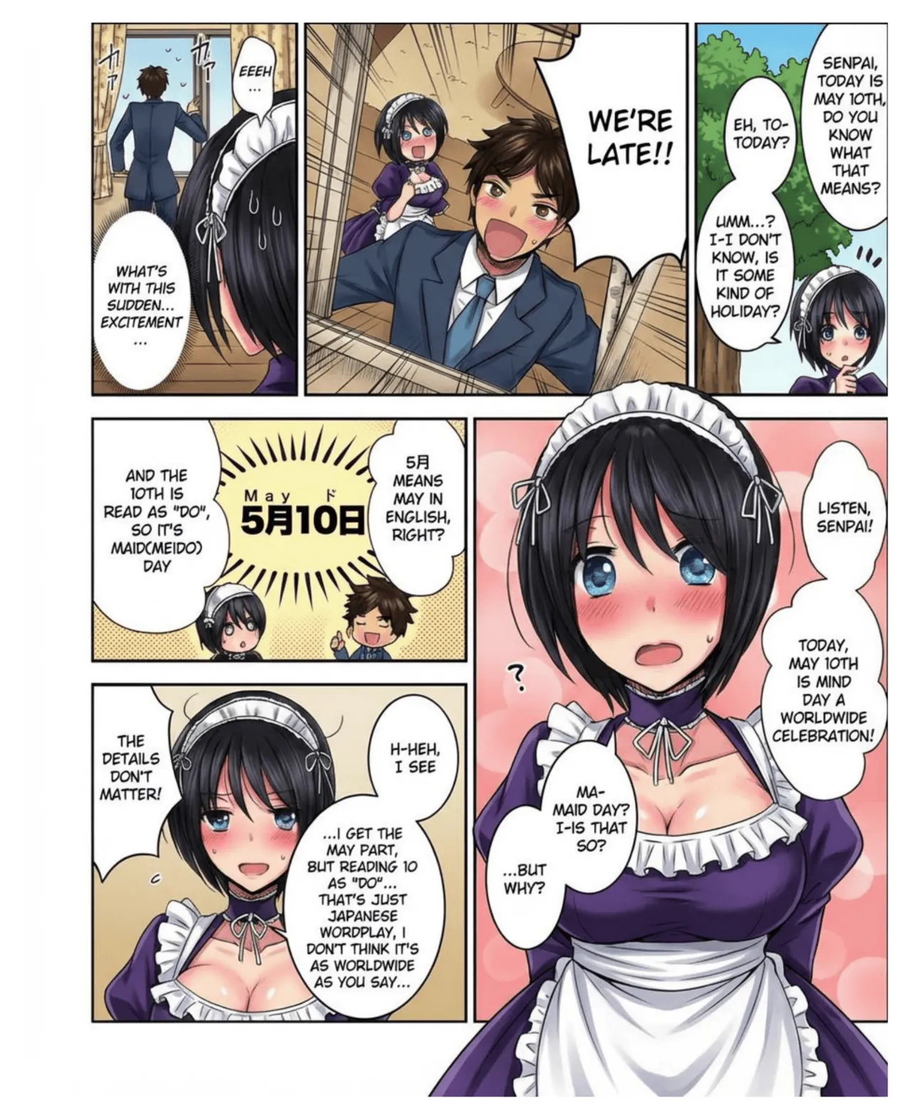 [Amuai Okashi Seisakusho (Matsuzono)]Costume Tengoku ~Shokuba no Kouhai to Irekawatte Kisekae Ningyou ni Sareru Boku~[English] [Full color] Page 7