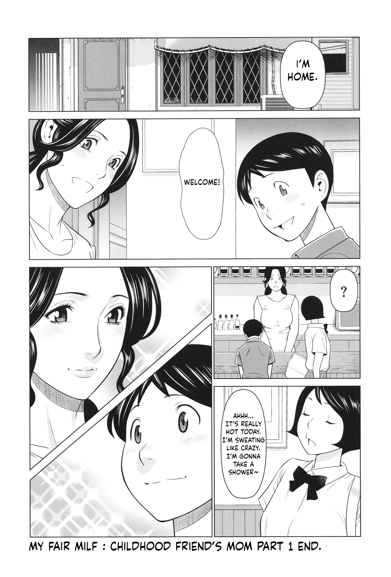 [Takasugi Kou]My Fair Milf : My Childhood Friend's Mom Is My Sex Friend Ch.1-3[English] Page 18