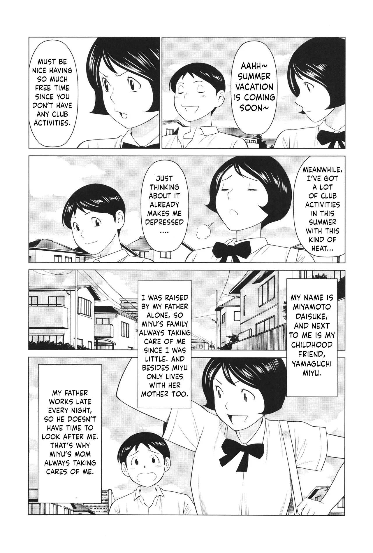 [Takasugi Kou]My Fair Milf : My Childhood Friend's Mom Is My Sex Friend Ch.1-3[English] Page 2