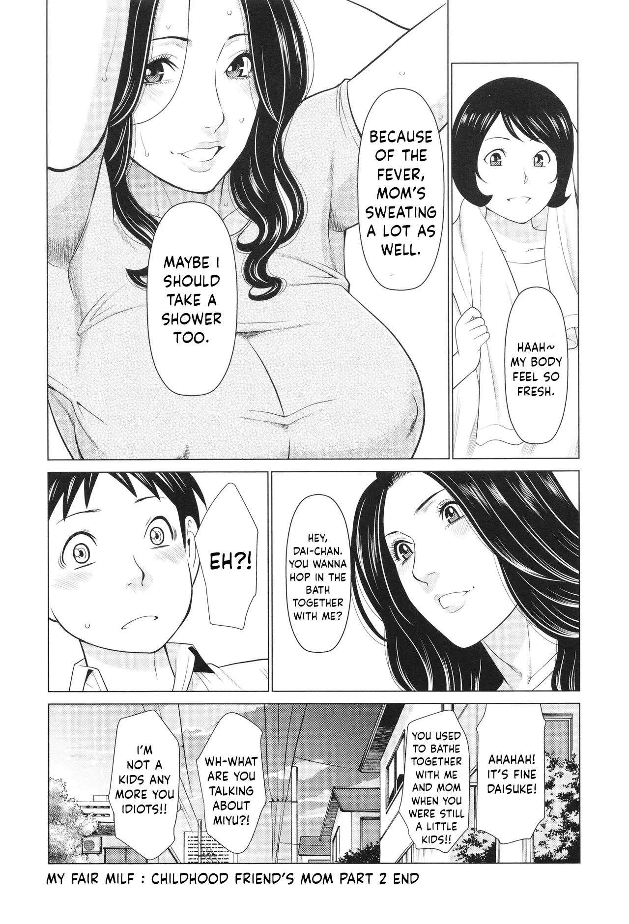 [Takasugi Kou]My Fair Milf : My Childhood Friend's Mom Is My Sex Friend Ch.1-3[English] Page 35