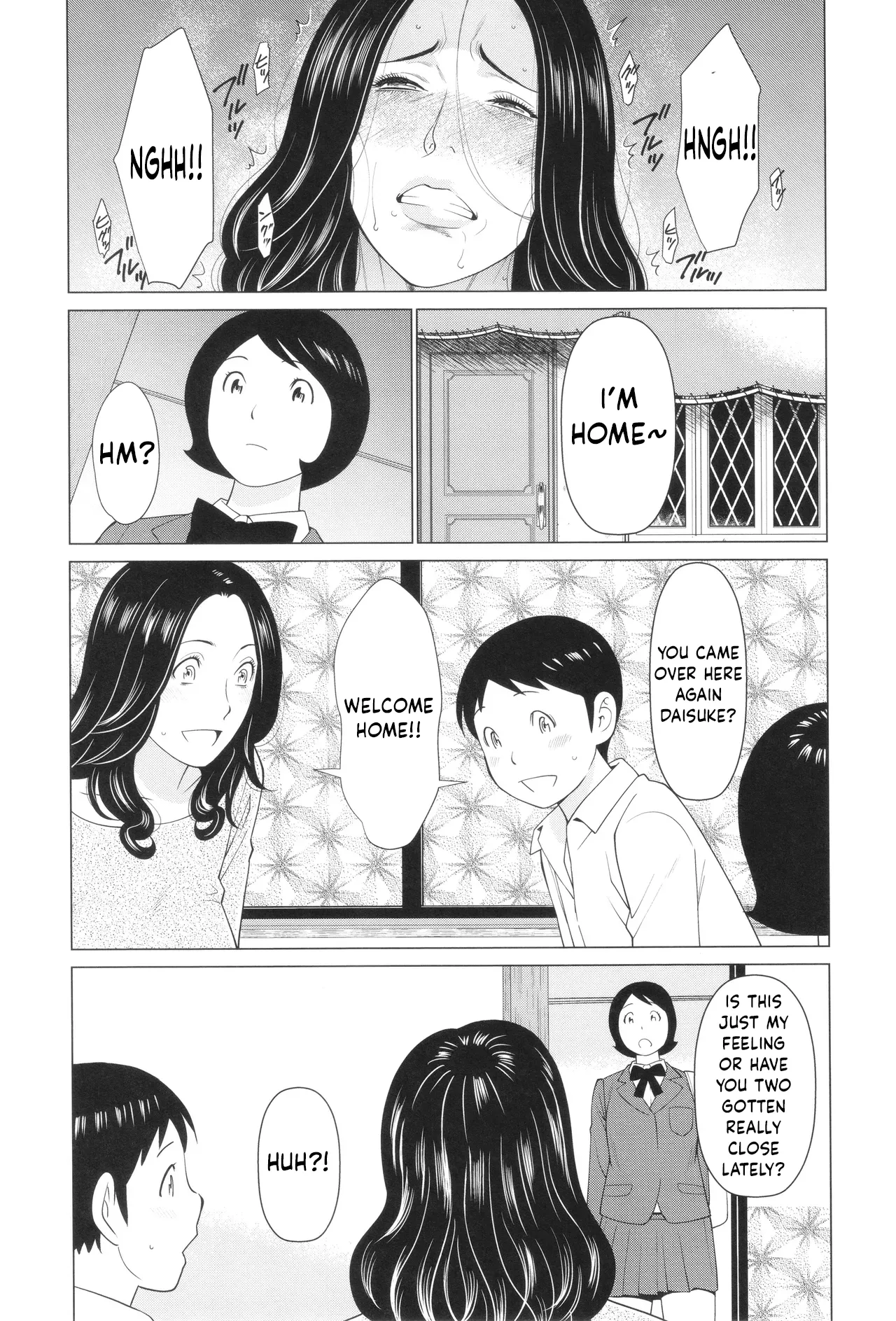 [Takasugi Kou]My Fair Milf : My Childhood Friend's Mom Is My Sex Friend Ch.1-3[English] Page 38