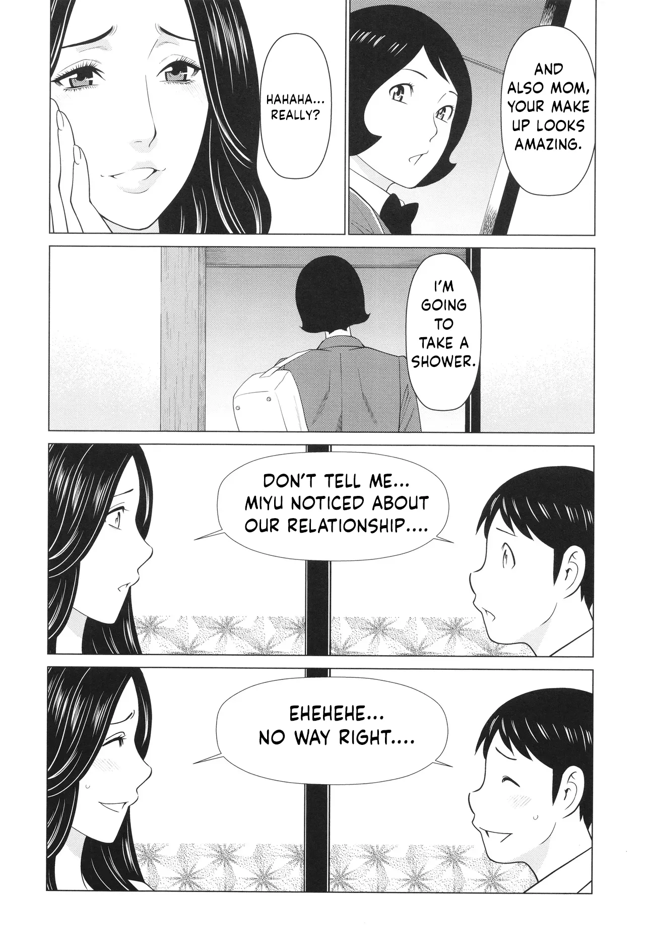 [Takasugi Kou]My Fair Milf : My Childhood Friend's Mom Is My Sex Friend Ch.1-3[English] Page 39