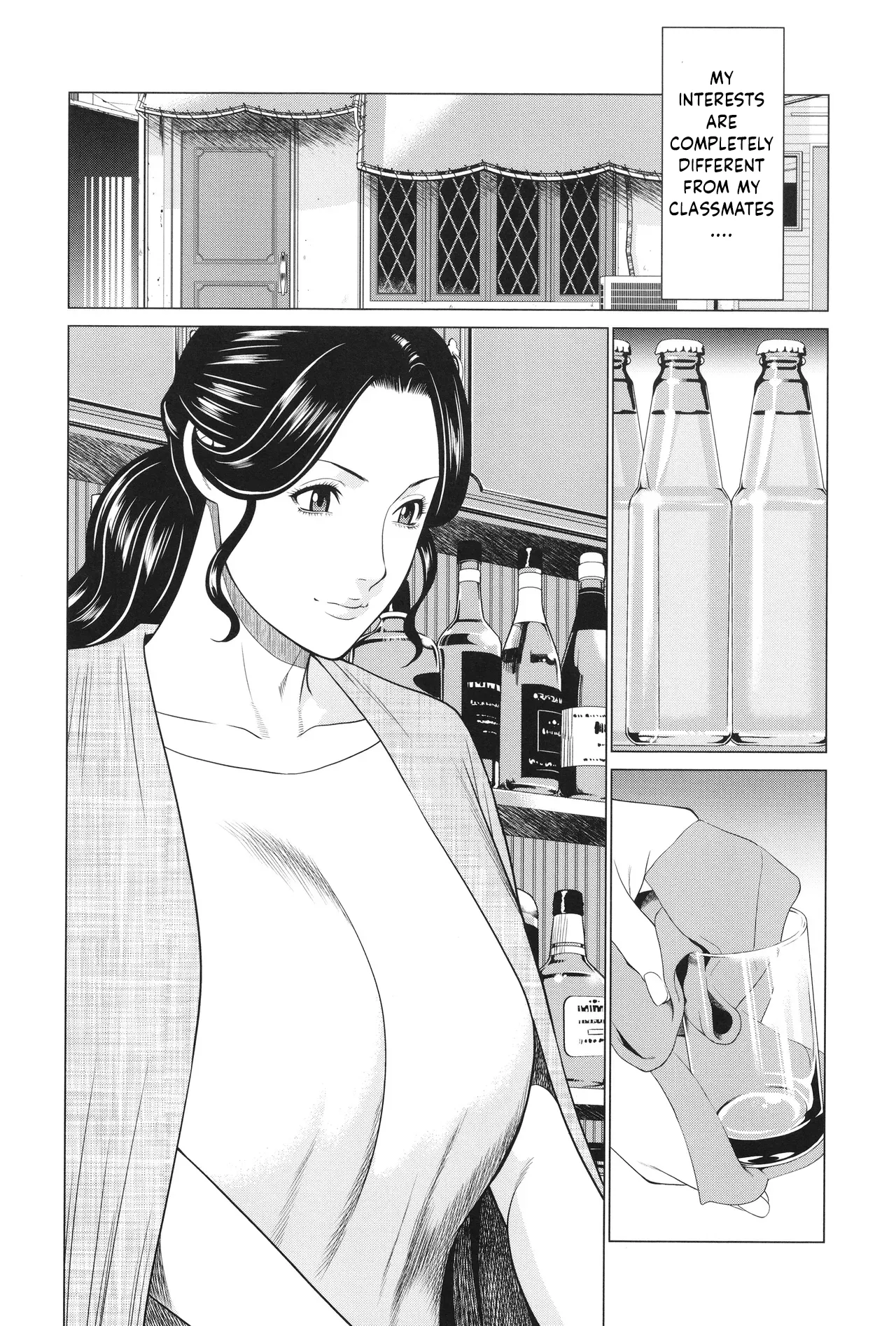 [Takasugi Kou]My Fair Milf : My Childhood Friend's Mom Is My Sex Friend Ch.1-3[English] Page 4