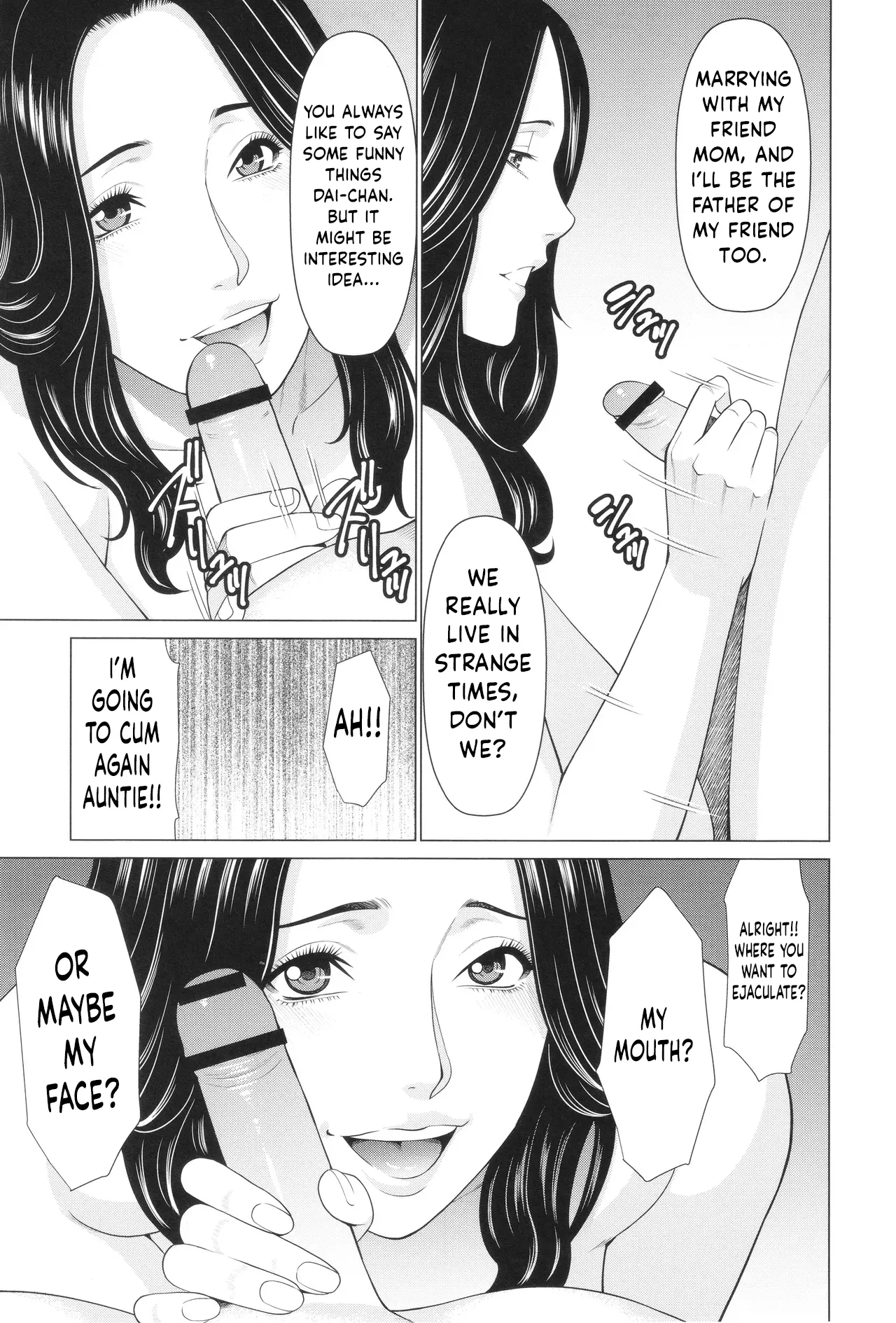 [Takasugi Kou]My Fair Milf : My Childhood Friend's Mom Is My Sex Friend Ch.1-3[English] Page 48