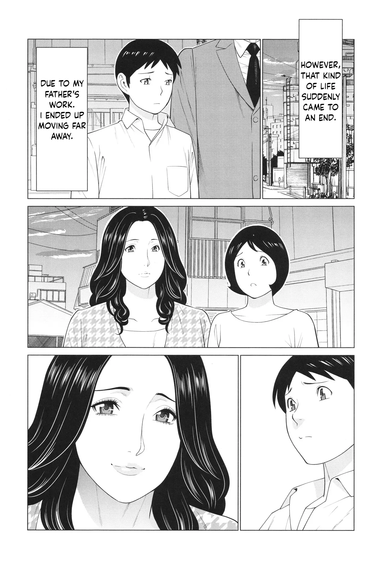 [Takasugi Kou]My Fair Milf : My Childhood Friend's Mom Is My Sex Friend Ch.1-3[English] Page 51