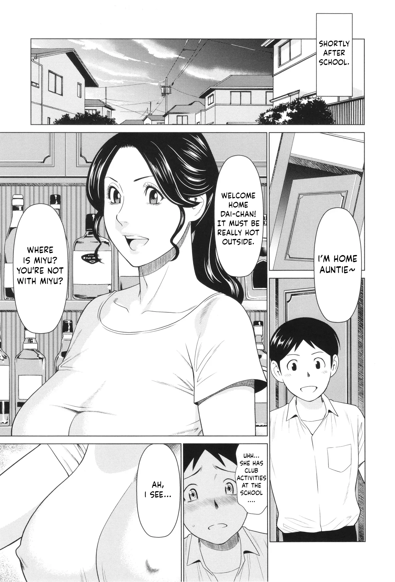 [Takasugi Kou]My Fair Milf : My Childhood Friend's Mom Is My Sex Friend Ch.1-3[English] Page 5