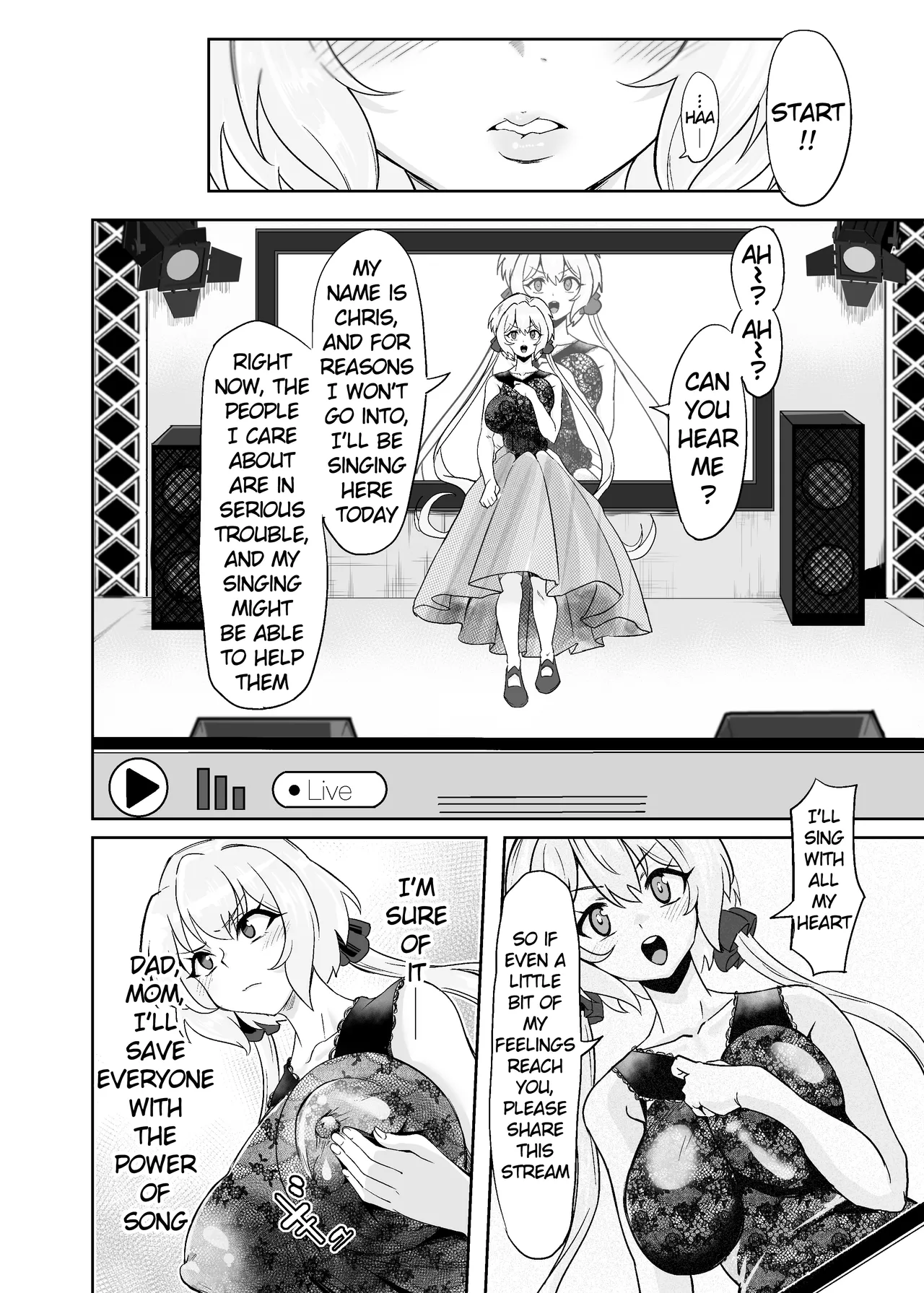 [Denshiko! (Outotsu Den)]YukineChrisDance(Senki Zesshou Symphogear) [English] [Digital] Page 12