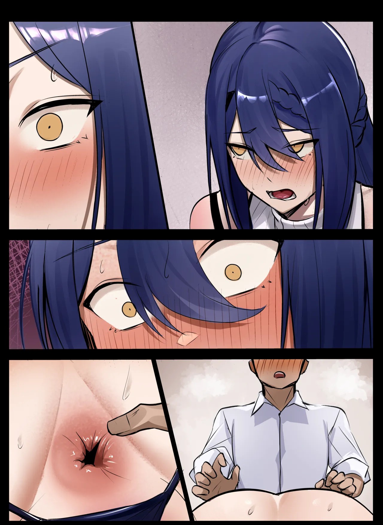 [ほしゃら]etrさんのケツを好きにする漫画-1280x Page 12