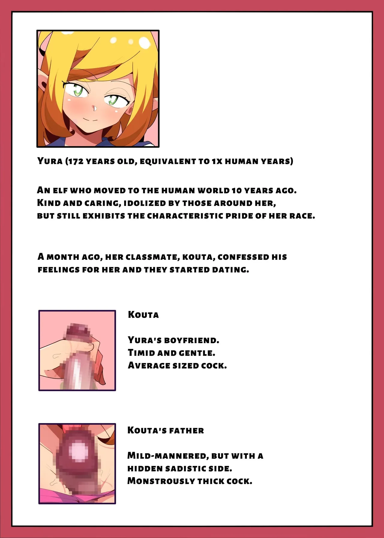 [Mob Mom NTR]Elf Girlfriend, Cucked By My Father[English] [McFidget] Page 2