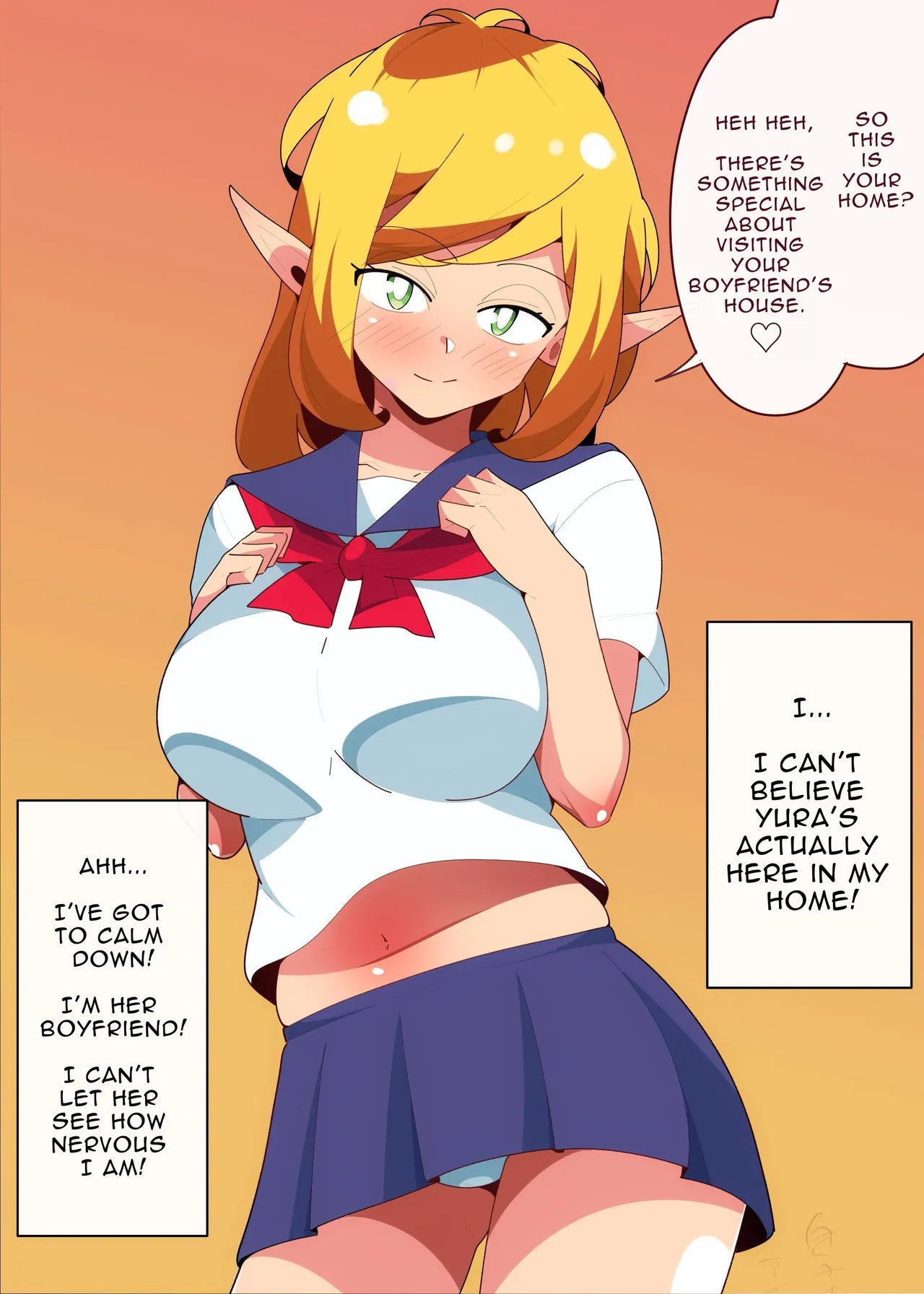 [Mob Mom NTR]Elf Girlfriend, Cucked By My Father[English] [McFidget] Page 3