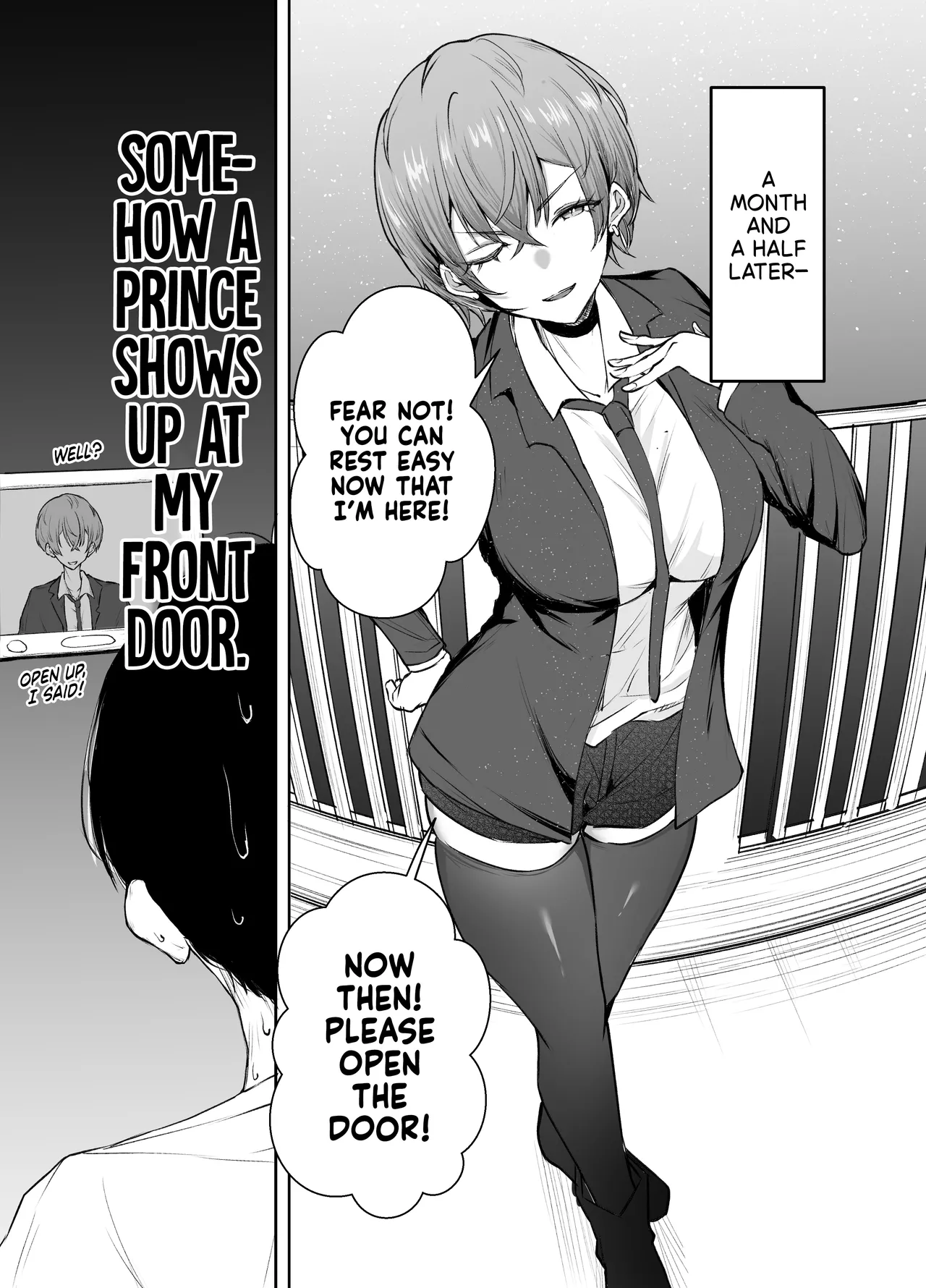 [Shio Cafe (Shio Coffee)]DeliHeal Yondara, Choroi Ouji-sama ga Kita Hanashi | The Story of When I Called a Call Girl Service And a Pushover Prince-type Girl Showed up[English] [NudeSalad] [Digital] Page 4