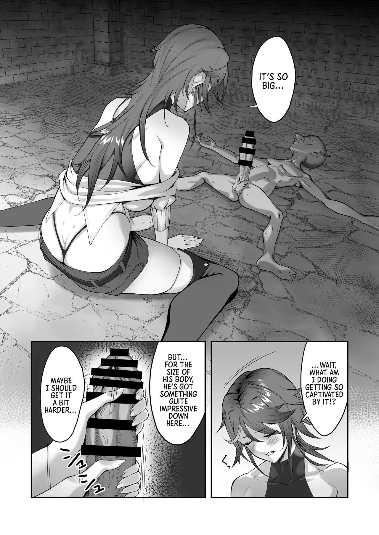 [Dekai Buki wa Roman (Tekkai Blade)]Inmon o Fuyo Sareta kara Goblin o Tsukatta Hanashi | A Story About Using a Goblin to Get Rid of a Lust Crest[English] [Morally Bankrupt Wizard Translations] Page 19