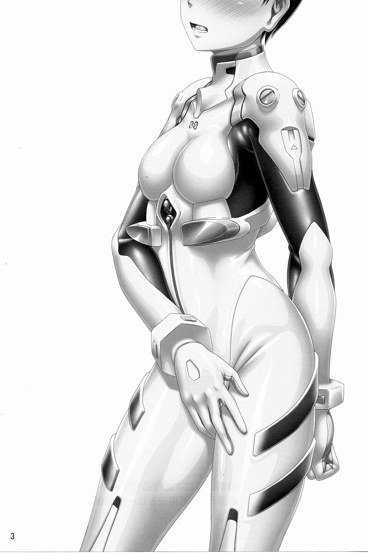 (Pitaket) [Isurusdo (Aozame Takao)]Plugsuit Josou ja Nai to...! WHITE(Neon Genesis Evangelion) [Chinese][IC个人汉化] Page 2