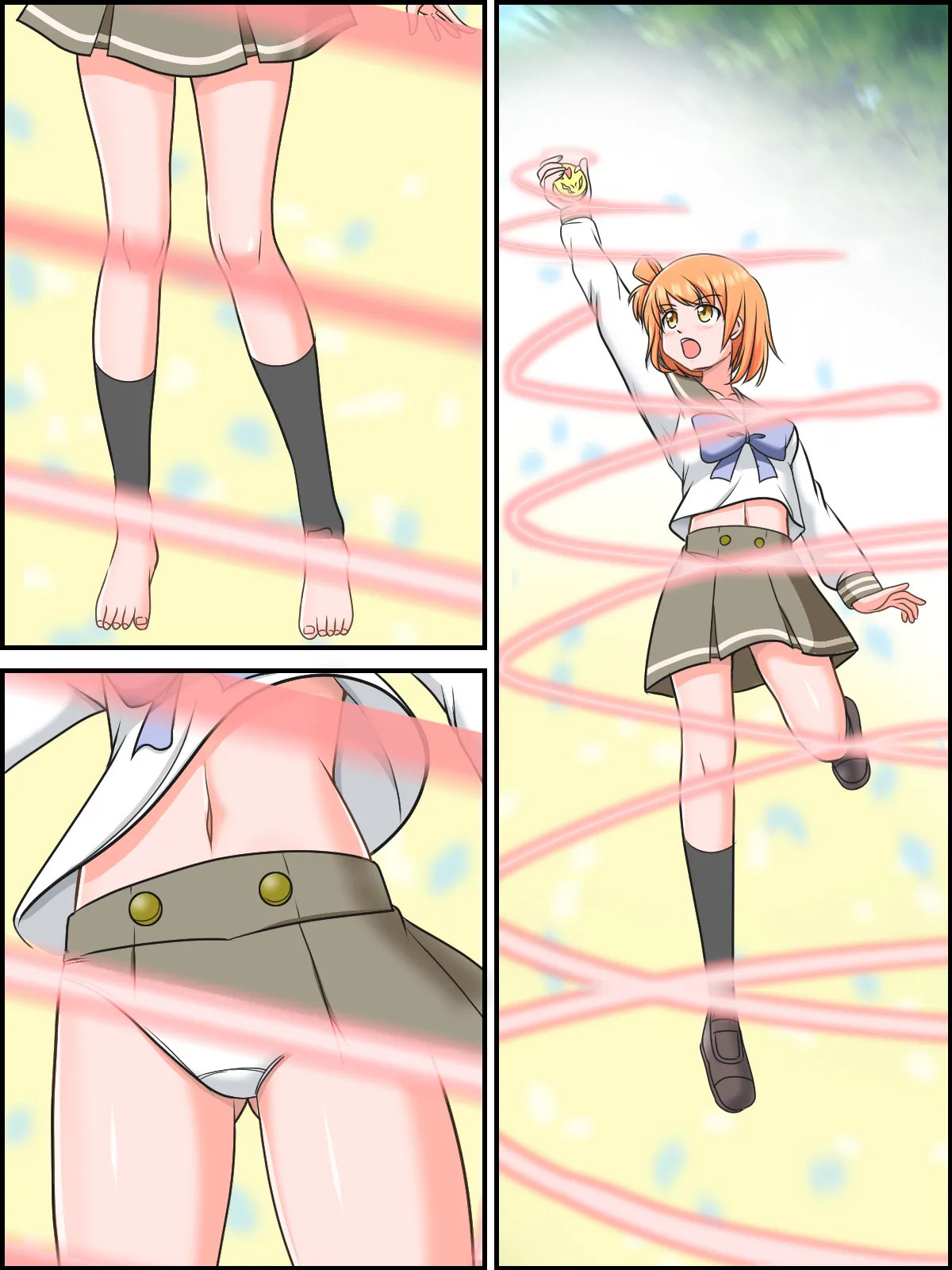 [Kutsugen Kanna]Yoso no Ko Heroine Amane no Henshin Scene Page 2