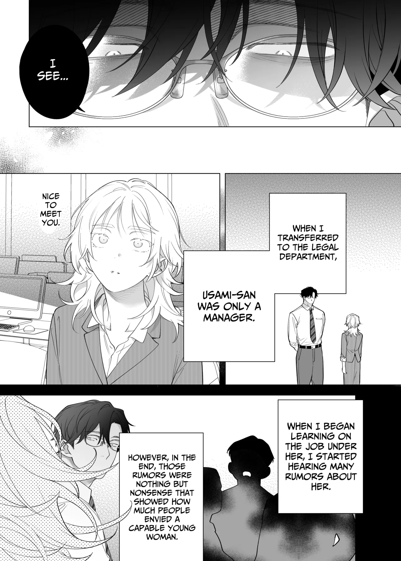 [THE WAIDAN (Pokerou, Yasuda Meshimeshi)] [XL Size Fiancé x Spine Arching Orgasms]I Am The One Who Gets To Love Small & Cool Manager Usami[English] [Nameless] [Digital] Page 21