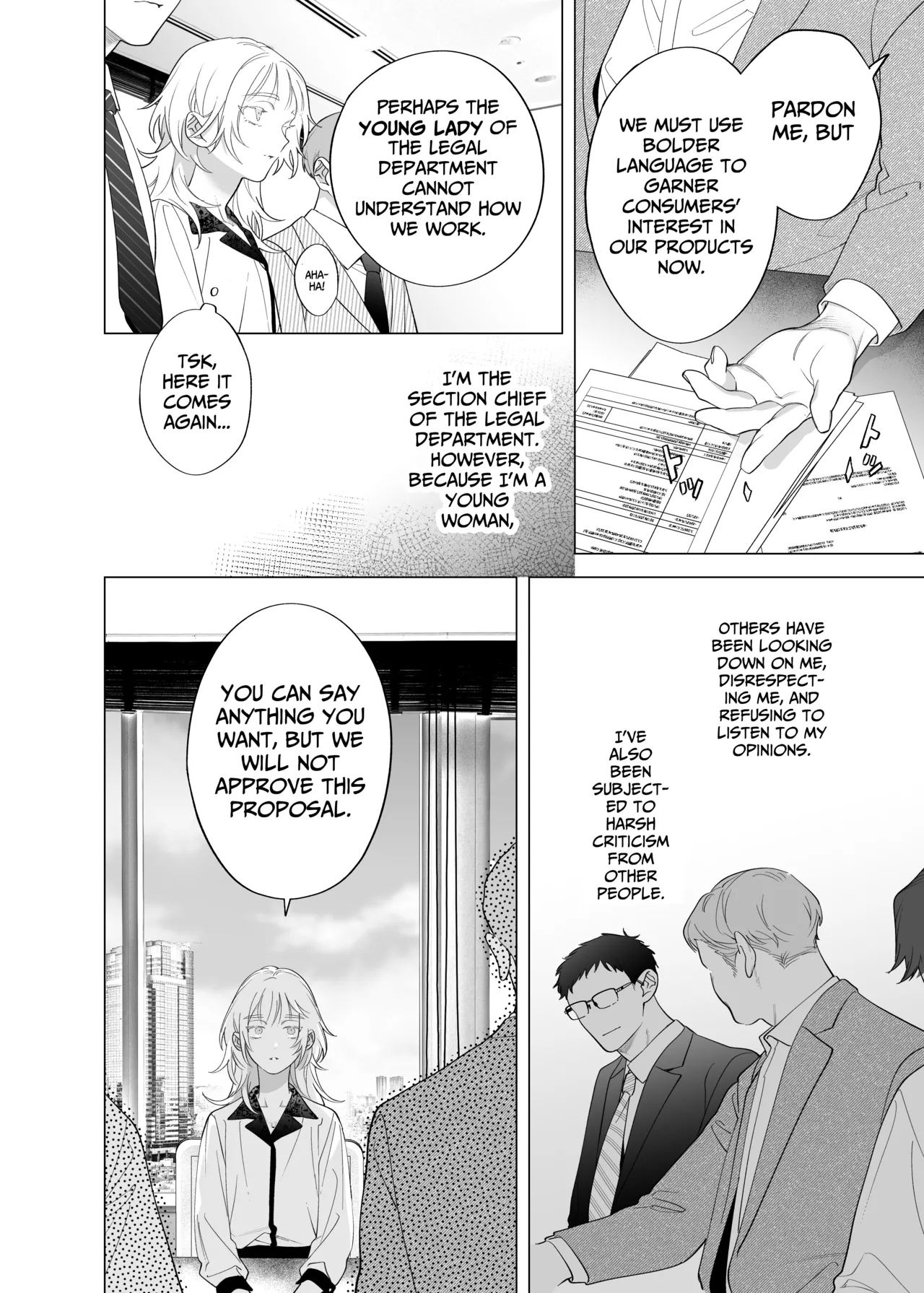 [THE WAIDAN (Pokerou, Yasuda Meshimeshi)] [XL Size Fiancé x Spine Arching Orgasms]I Am The One Who Gets To Love Small & Cool Manager Usami[English] [Nameless] [Digital] Page 4