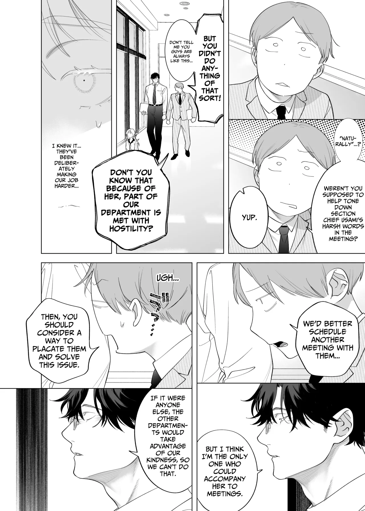 [THE WAIDAN (Pokerou, Yasuda Meshimeshi)] [XL Size Fiancé x Spine Arching Orgasms]I Am The One Who Gets To Love Small & Cool Manager Usami[English] [Nameless] [Digital] Page 8